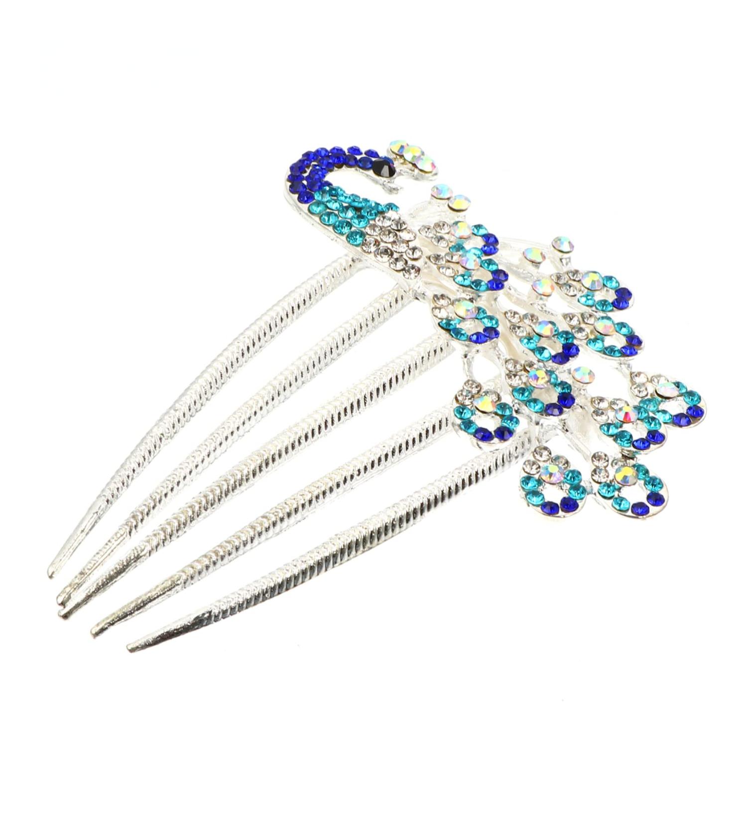 FRCOLOR Diamond Phoenix Hair Comb Pearl Wedding Headpiece Rhinestone Wedding Clip Flower Hair Pins Bridal Hair Accessories Bridal Headpieces for Wedding Christmas Crystal Bridesmaid Alloy - Buy Online on GoSupps.com