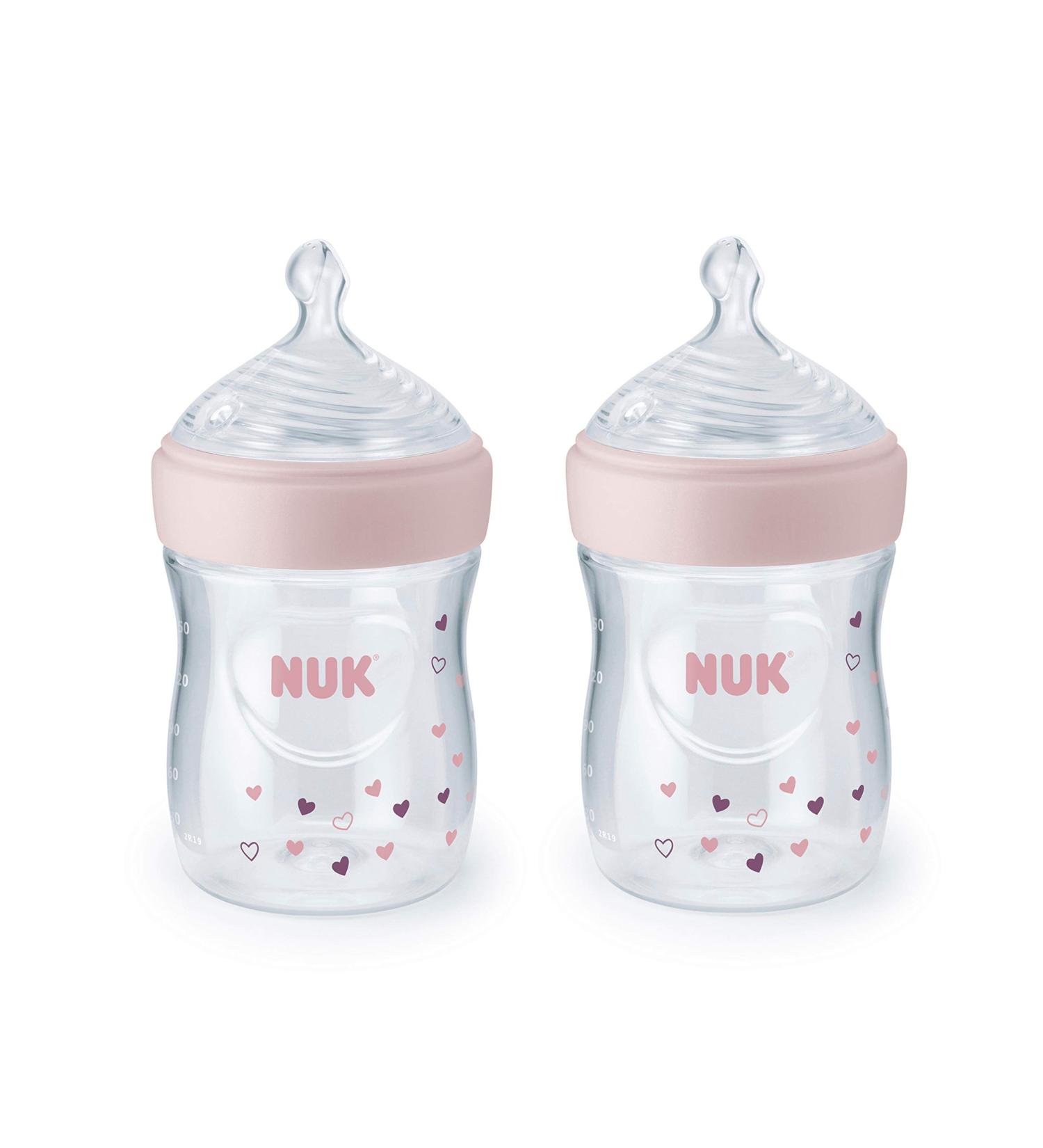 GoSupps.com - NUK Simply Natural Bottles 0+ Months Slow 2 Pack 5 oz ( 150 ml) Each - Buy Online on GoSupps.com