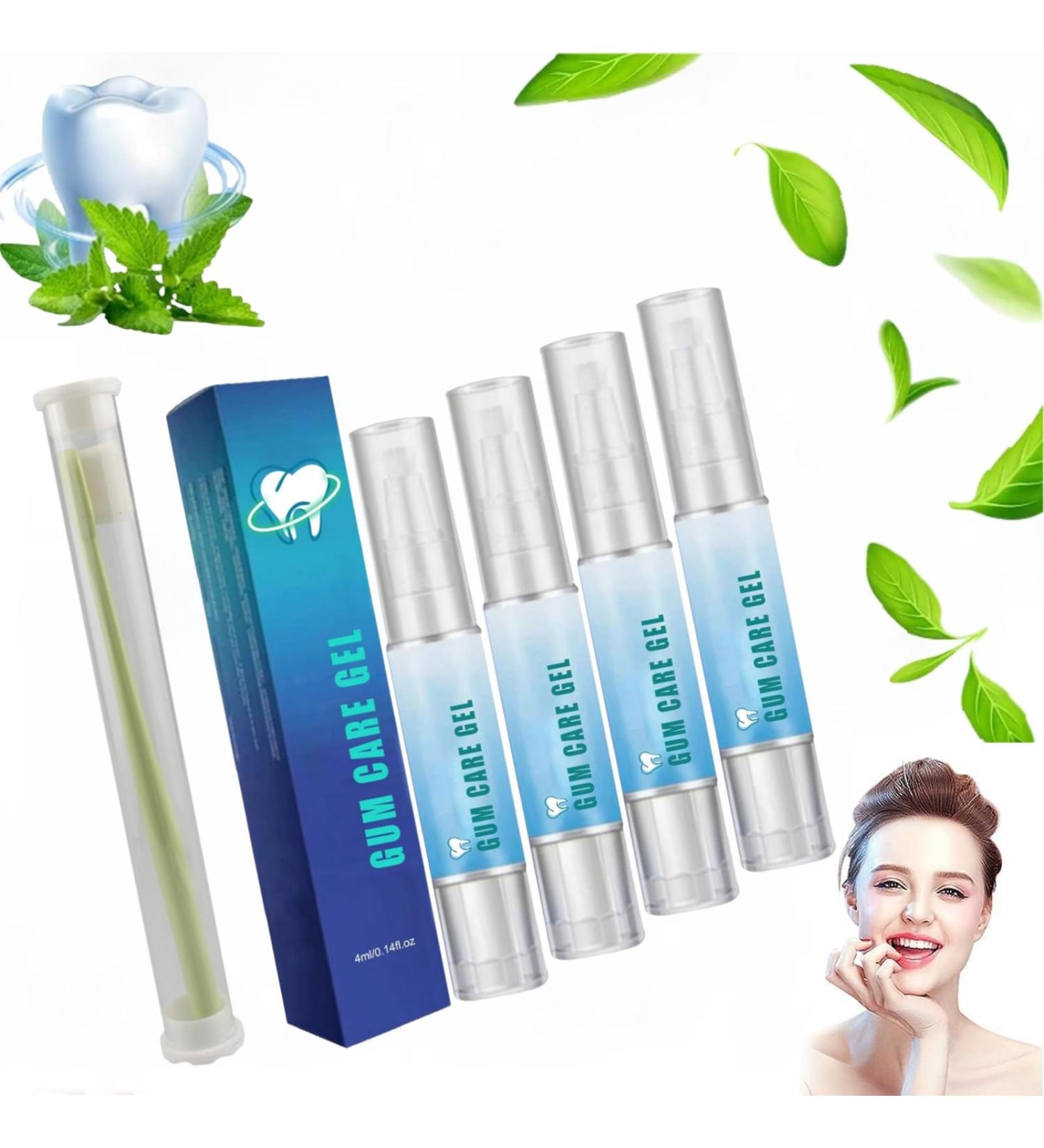 Taileden Gum Therapy Gel & Whitening Essence Pen Set 4PCs for Gum Recesses & Oral Care | International Shipping Available - Buy Online on GoSupps.com