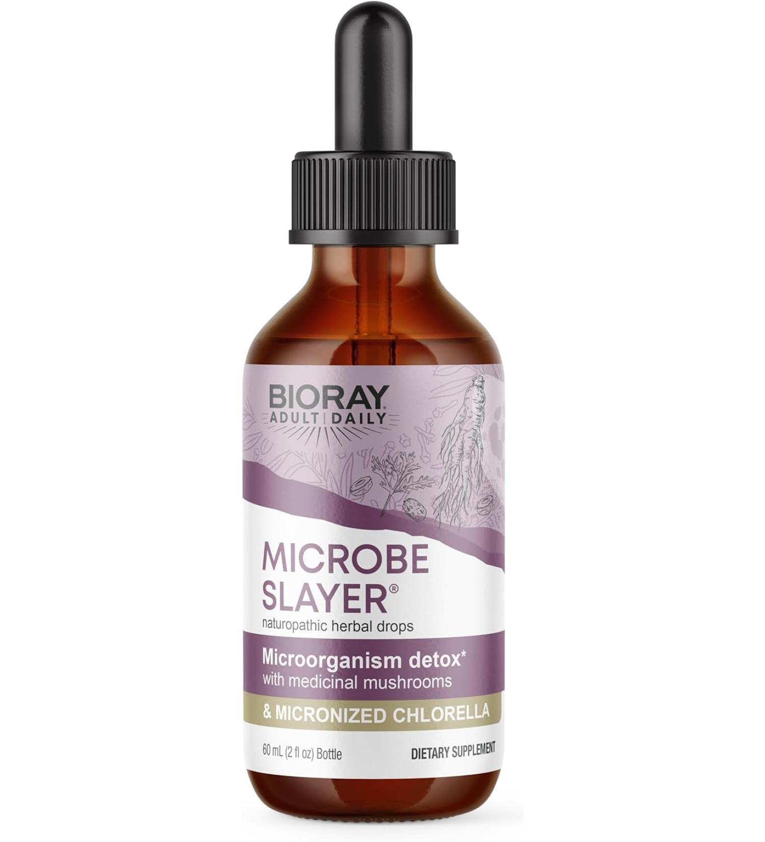 Buy Bioray Microbe Slayer Detox - Alcohol Free 2 fl oz (60 ml) | Natural Microorganism Cleaner - Buy Online on GoSupps.com