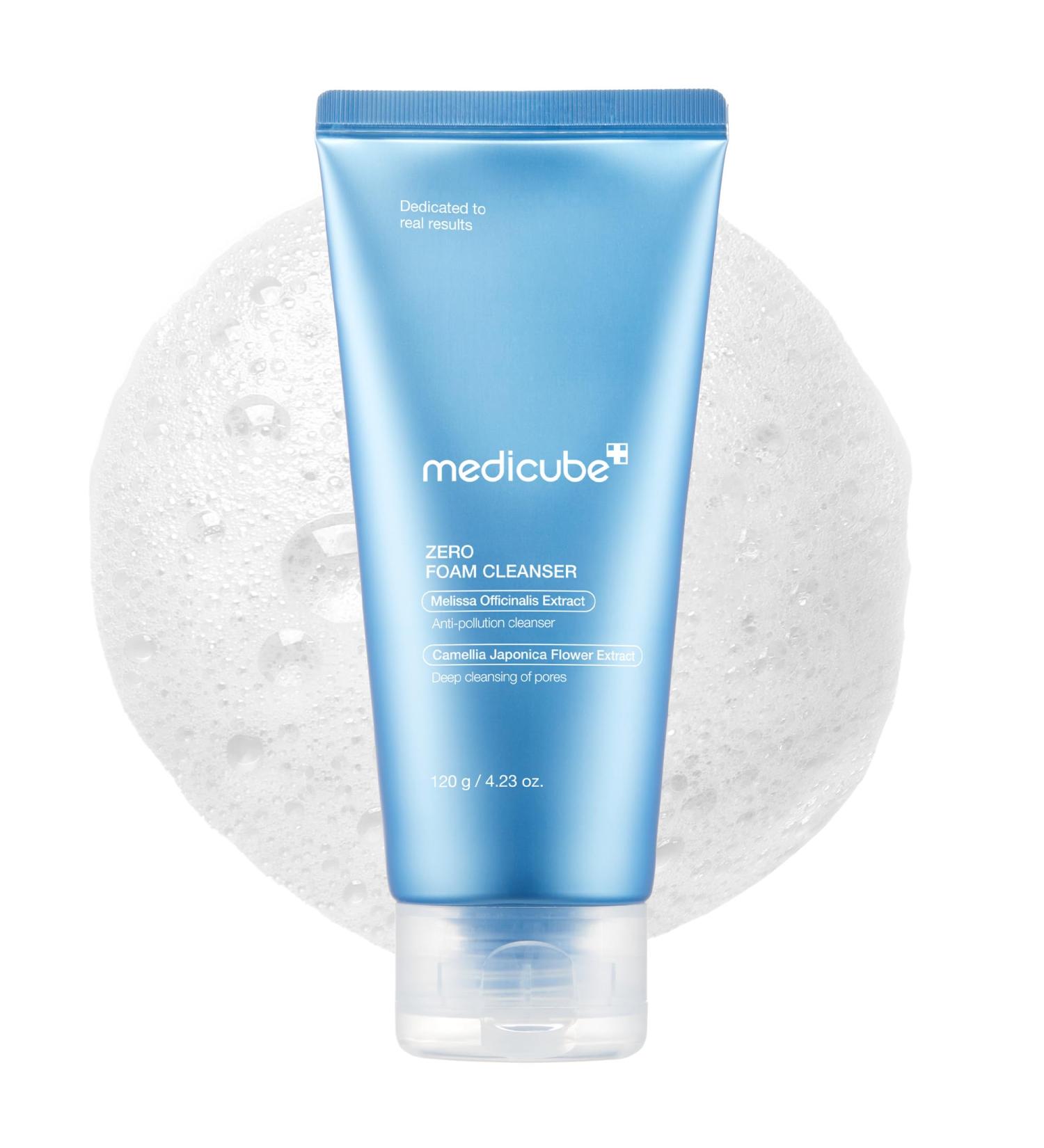 medicube Limpiador Zero Foam Para Piel Sensible Control De Sebo Equilibrio De Humedad Y Minimizaci n De Poros. Cuidado De La Piel Coreano 120g Chlorogalum Leaf+Root Extract - Buy Online on GoSupps.com