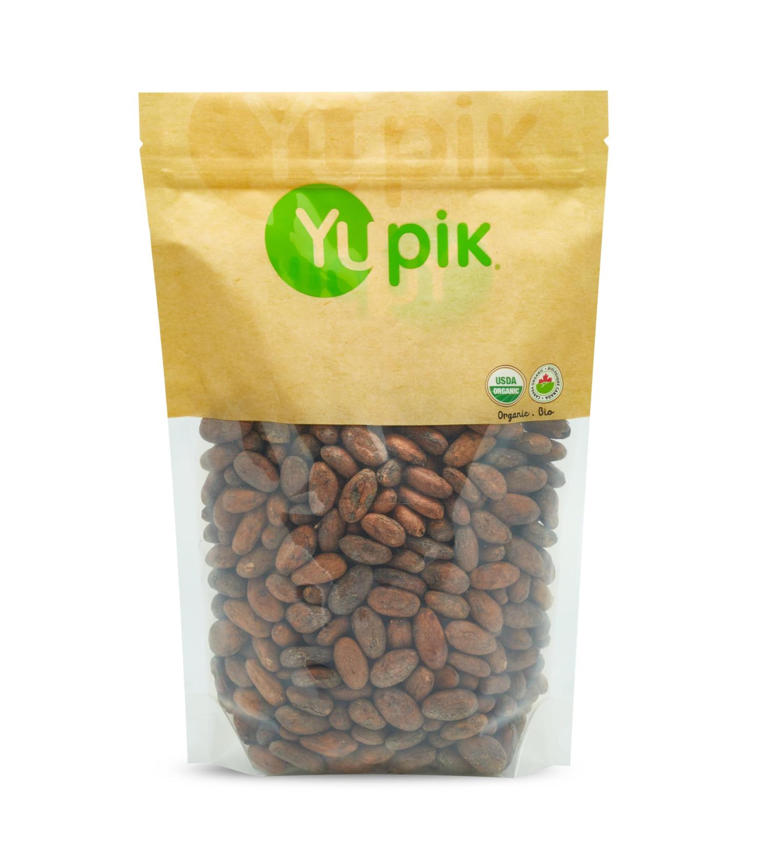 Yupik Organic Raw Cacao Beans 1Kg - Buy Online on GoSupps.com
