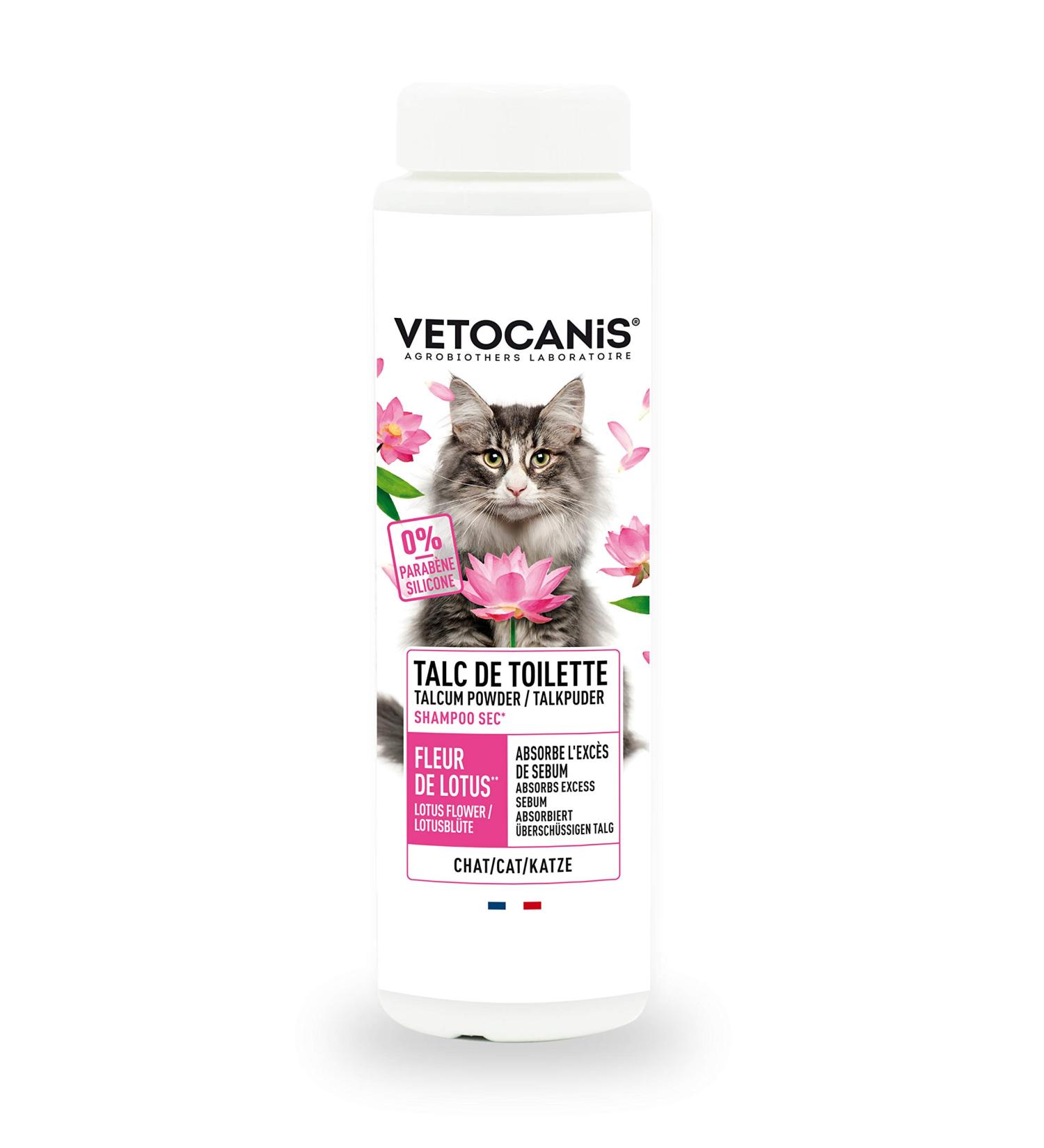 Vetocanis Strong Absorbency No Rinse Dry Powder Shampoo for Cats Light Scent 0.15 kg cat shampoo - Buy Online on GoSupps.com