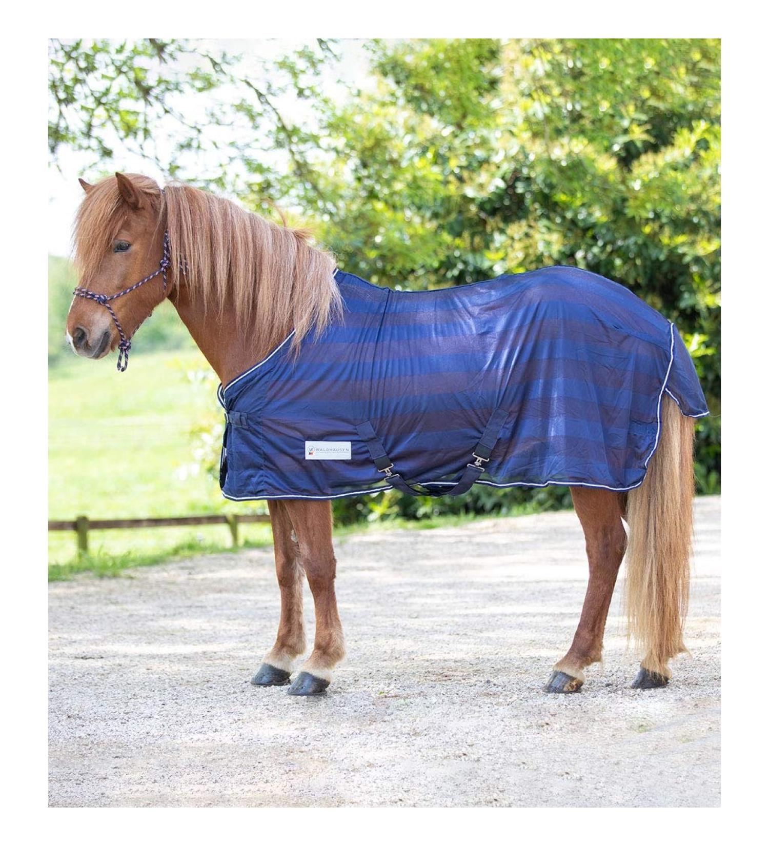 WALDHAUSEN fly sheet Economic with cross strap night blue back length 125 cm