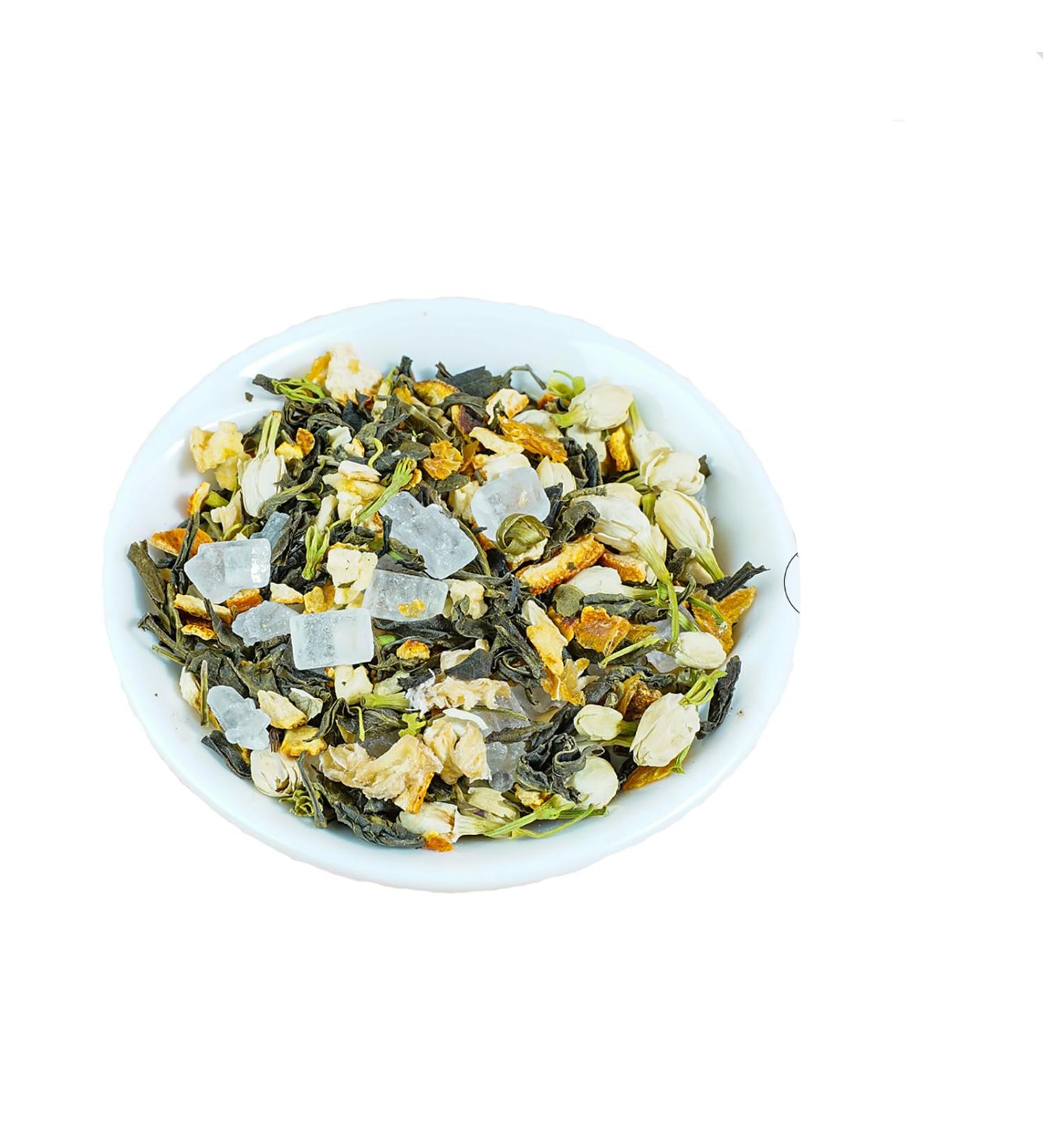 Mandarin orange Jasmine Tea Milk Tea Shop Tea Bag Herbal Tea Fruit Combination Tea Jasmine Tea Orange fruit tea(125g) - Buy Online on GoSupps.com