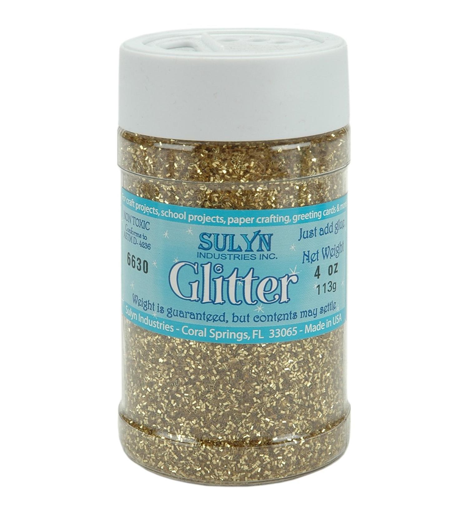 Glitter 4oz-Gold