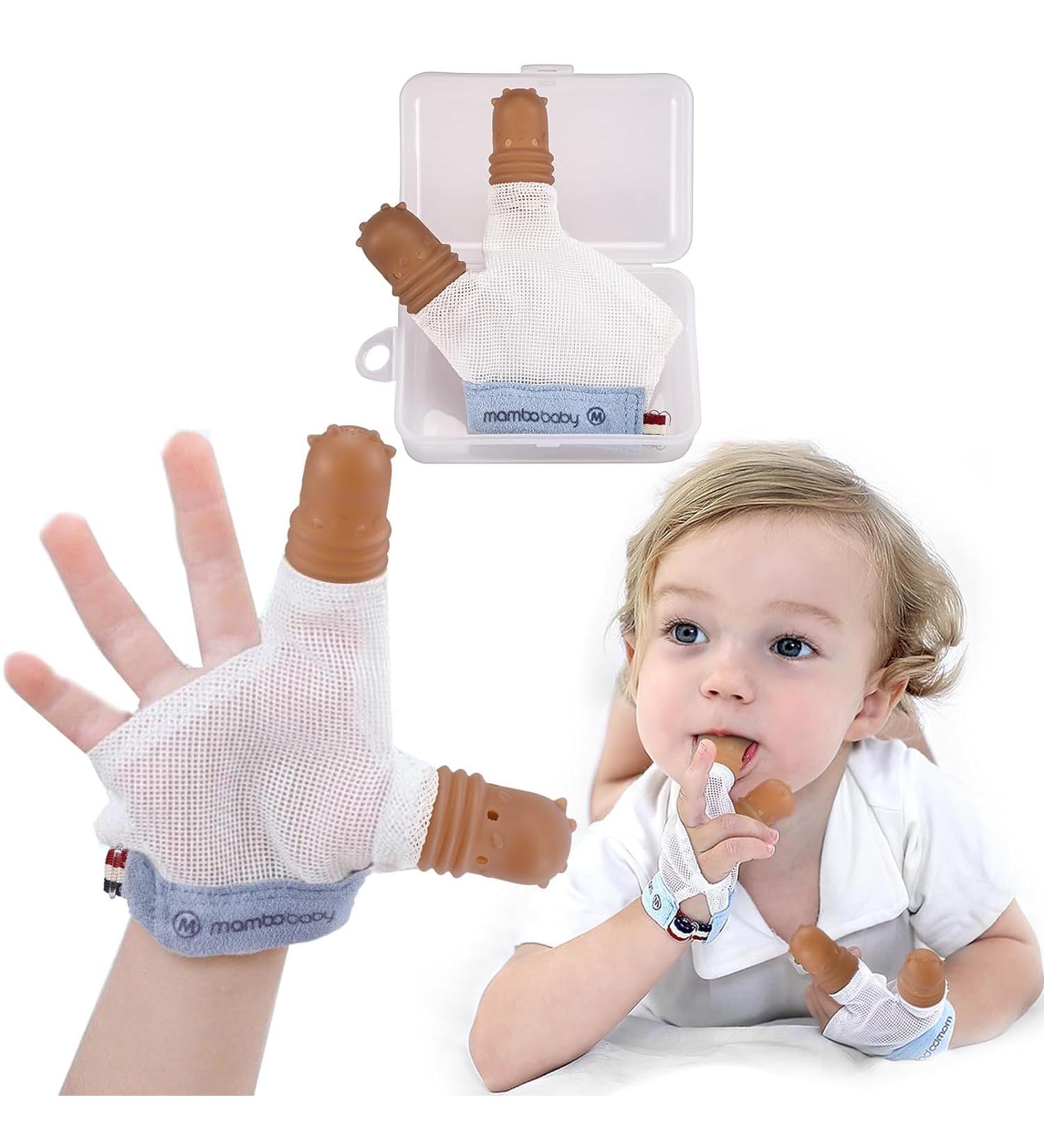 Elfzone Thumb Sucking Stop for Kids 1-2 Years Old Silicone Finger Guard - Small - Buy Online on GoSupps.com