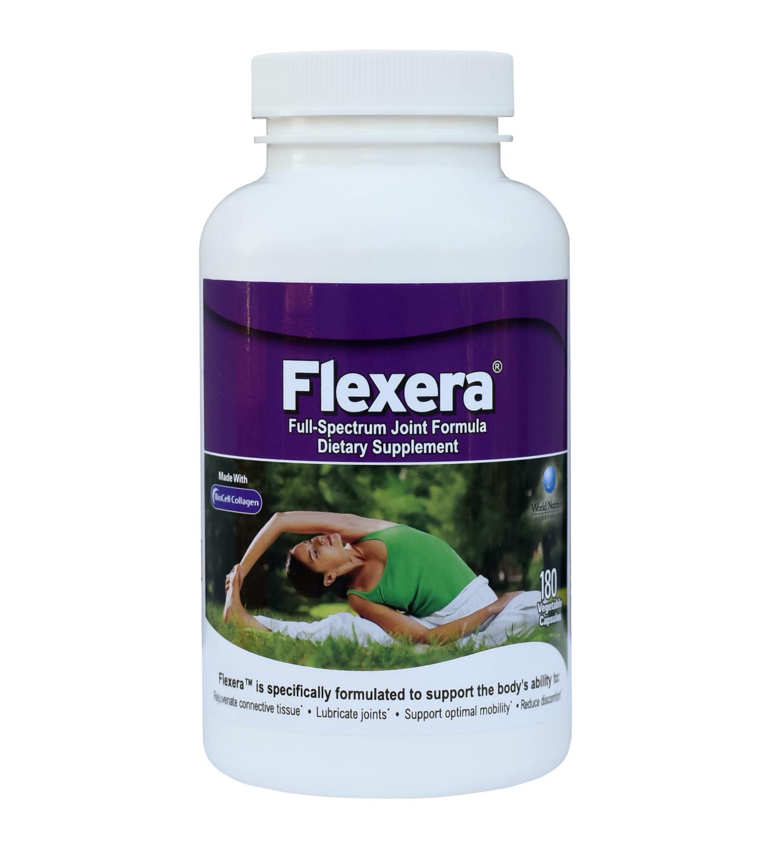 World Nutrition Flexera Joint Supplements - 180 Capsules - Buy Online on GoSupps.com