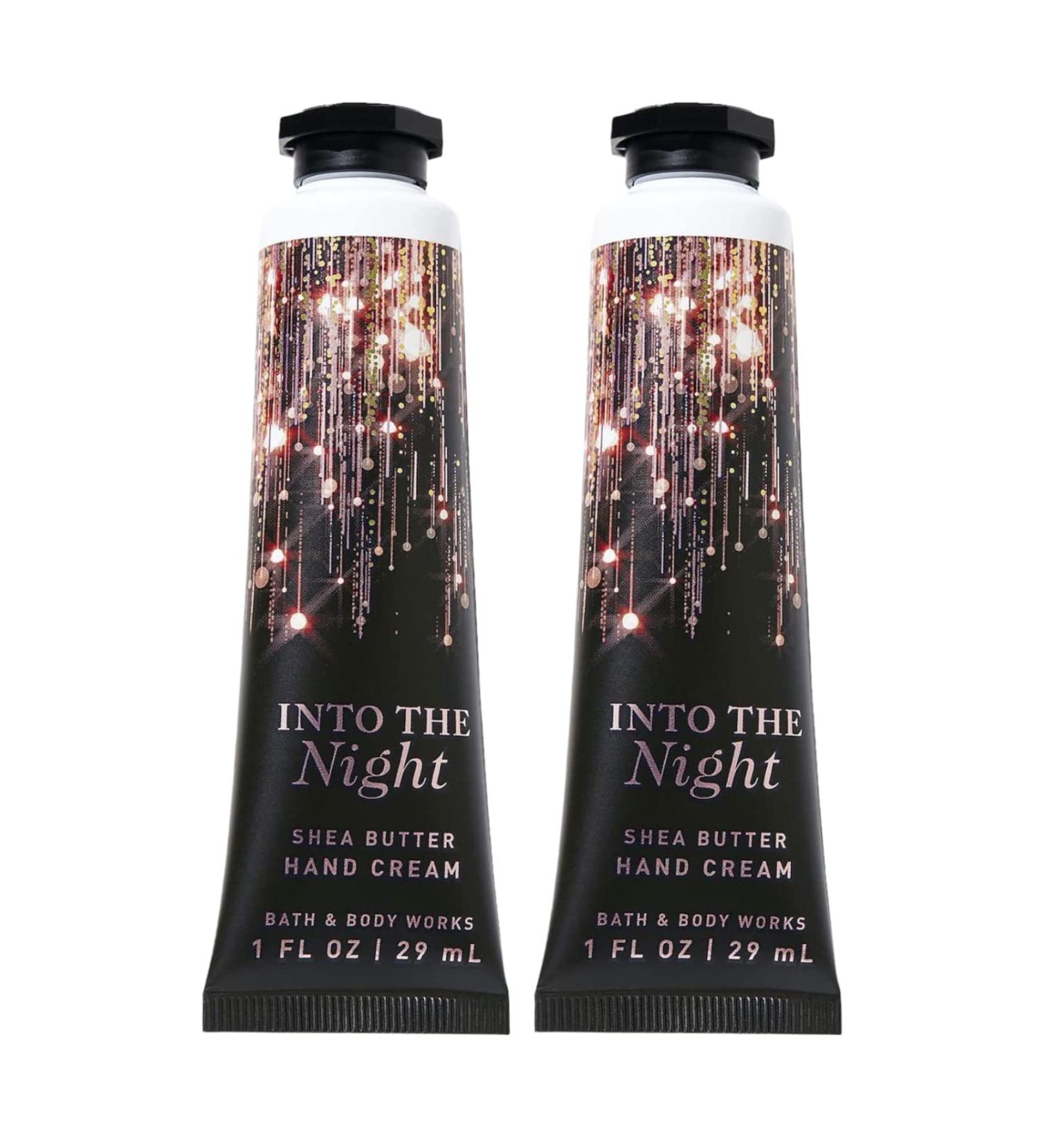 Bath & Body Works Shea Butter Hand Cream Travel Size1.0 Fluid Ounce 2-Pack (Into The Night)
