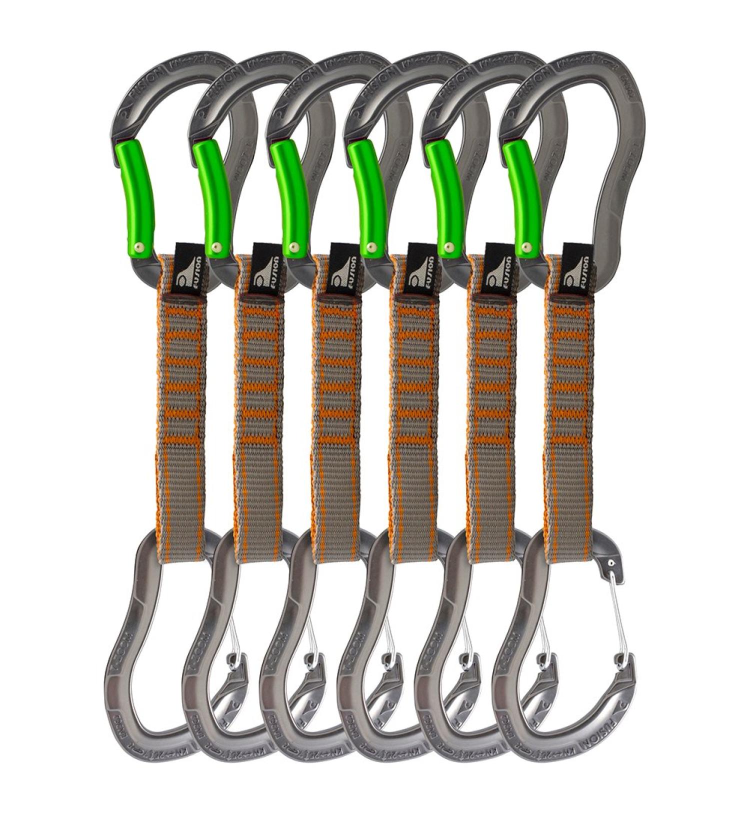 Fusion Quickdraw Set of 6 - Gray/Apple Green Wire Gate/Bent Gate - Buy Online on GoSupps.com