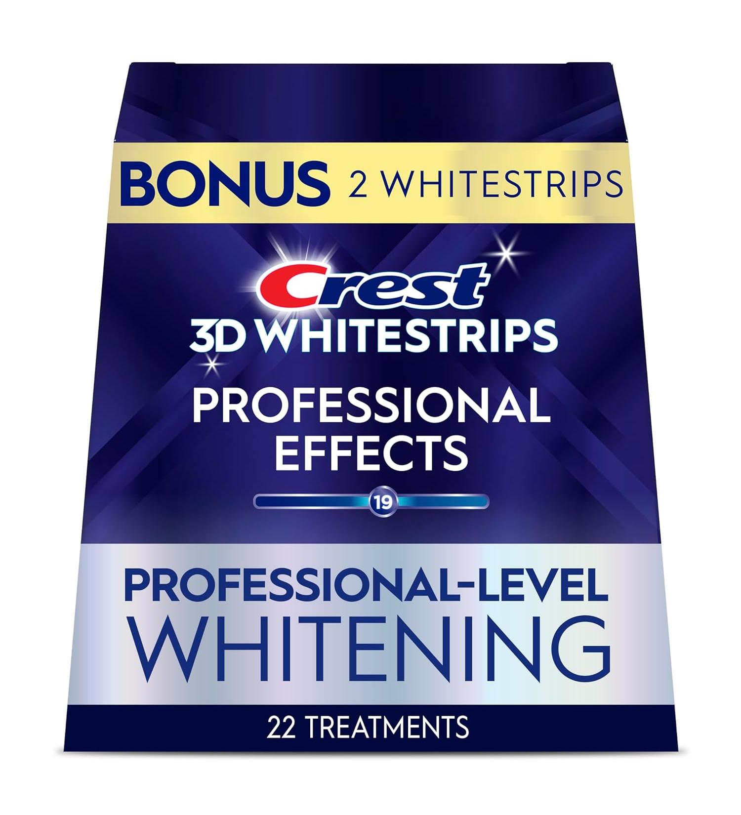 Crest 3D White Luxe Whitestrips - 22 Treatments Teeth Whitening Kit - Buy Online on GoSupps.com