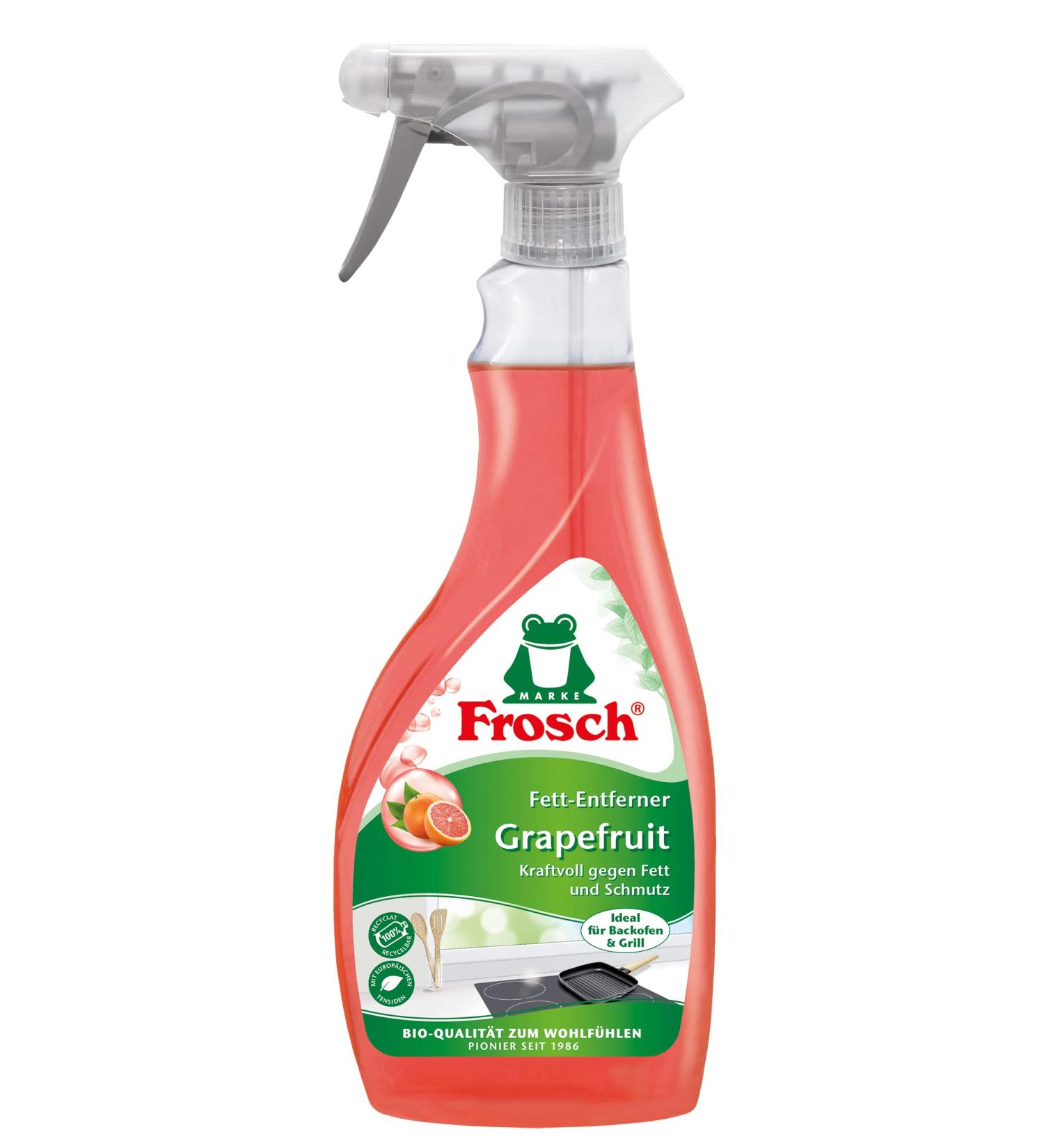 Frosch Fat Remover Grapefruit 0.5L - Eco-Friendly Cleaning Solution for Tough Stains | International Shipping Available - Buy Online on GoSupps.com
