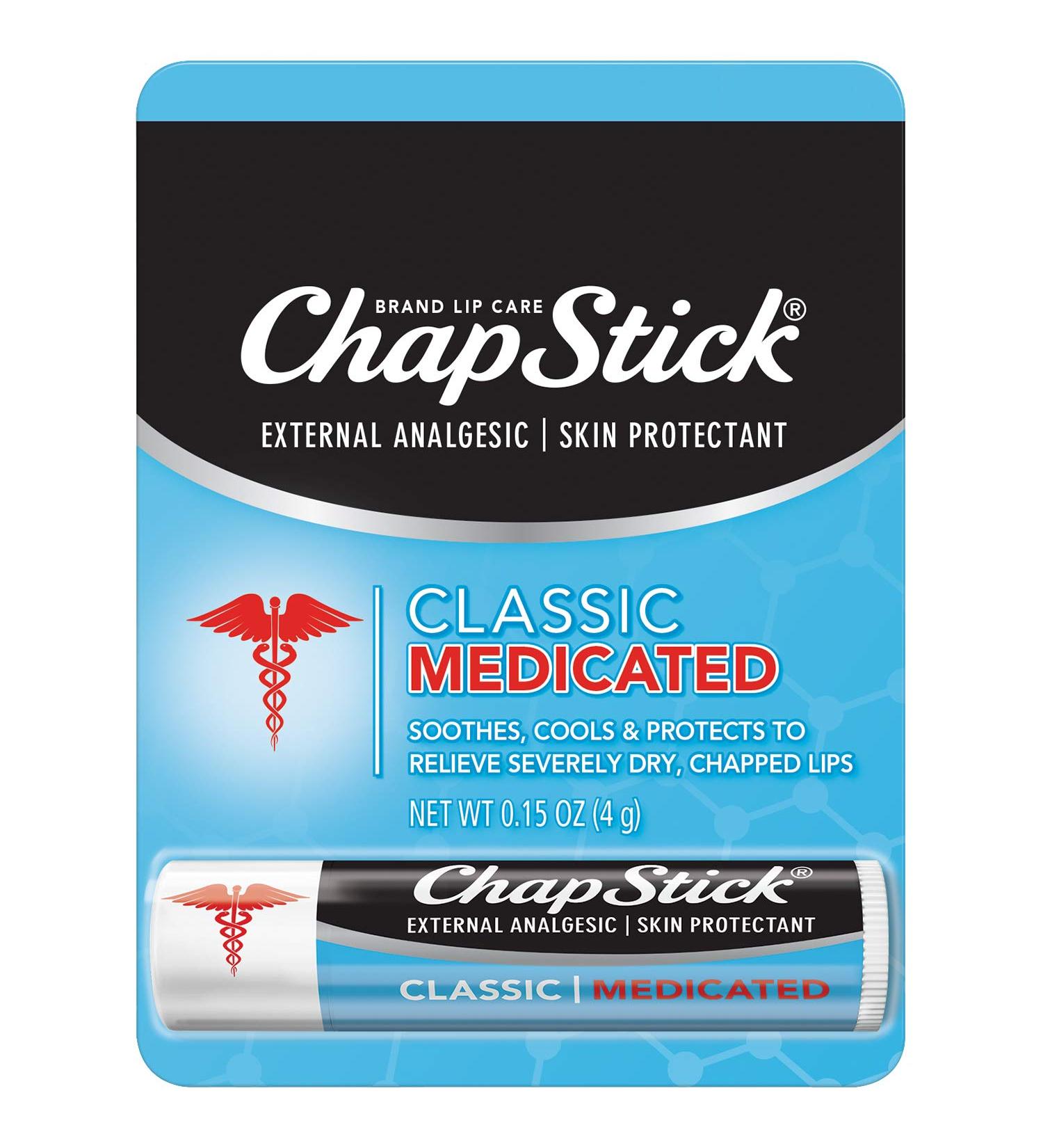 ChapStick Lip Balm Medicated 0.15 oz (Pack of 5) - Buy Online on GoSupps.com