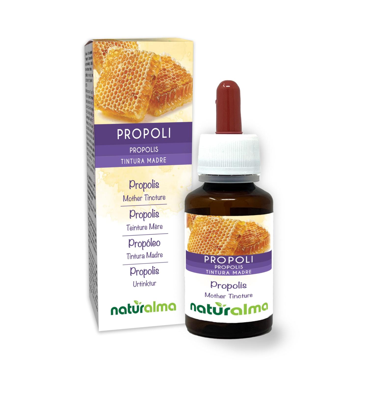Propolis (Propolis) r sine Teinture M re sans alcool Naturalma - Extrait liquide gouttes 60 ml - Compl ment alimentaire Sans alcool 60 ml (Lot de 1) - Buy Online on GoSupps.com