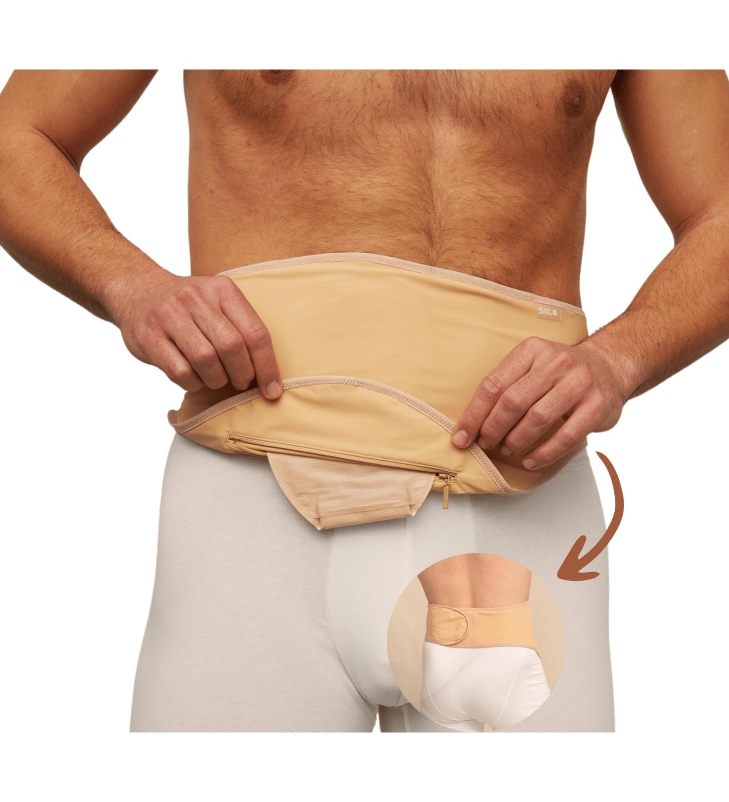 Ostomy Belt Beige | Colostomy & Ileostomy Belts | Sports & Water Wings | XL Stoma Accessories & Ostomy Bag Covers - Buy Online on GoSupps.com