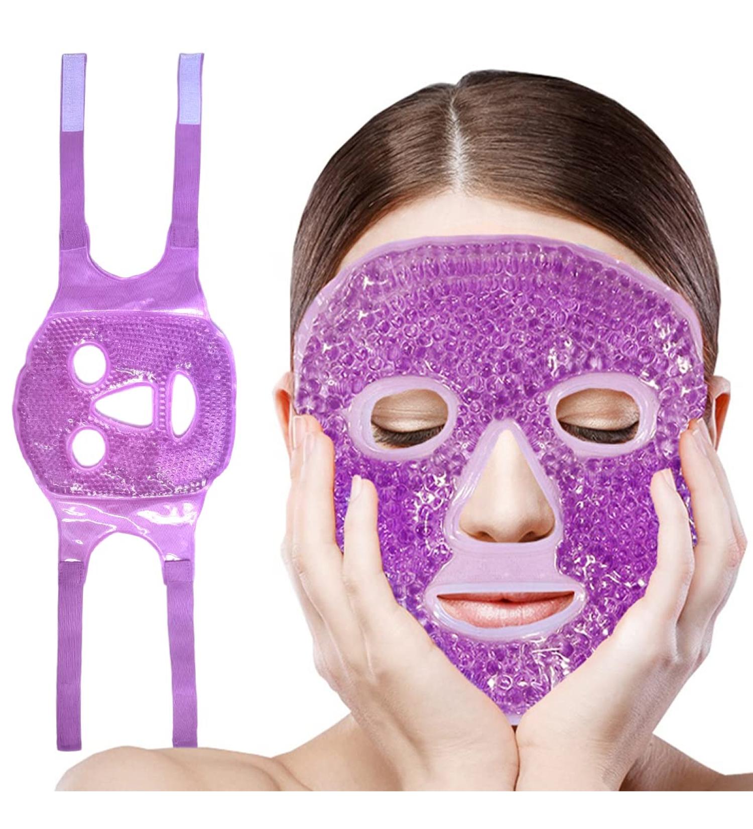 Reusable Cooling Eye Mask for Hot/Cold Treatment | Reduce Eye Strain, Swelling & Redness | Combat Puffy Eyes, Dark Circles & Fine Lines | 1 PCS - Buy Online on GoSupps.com