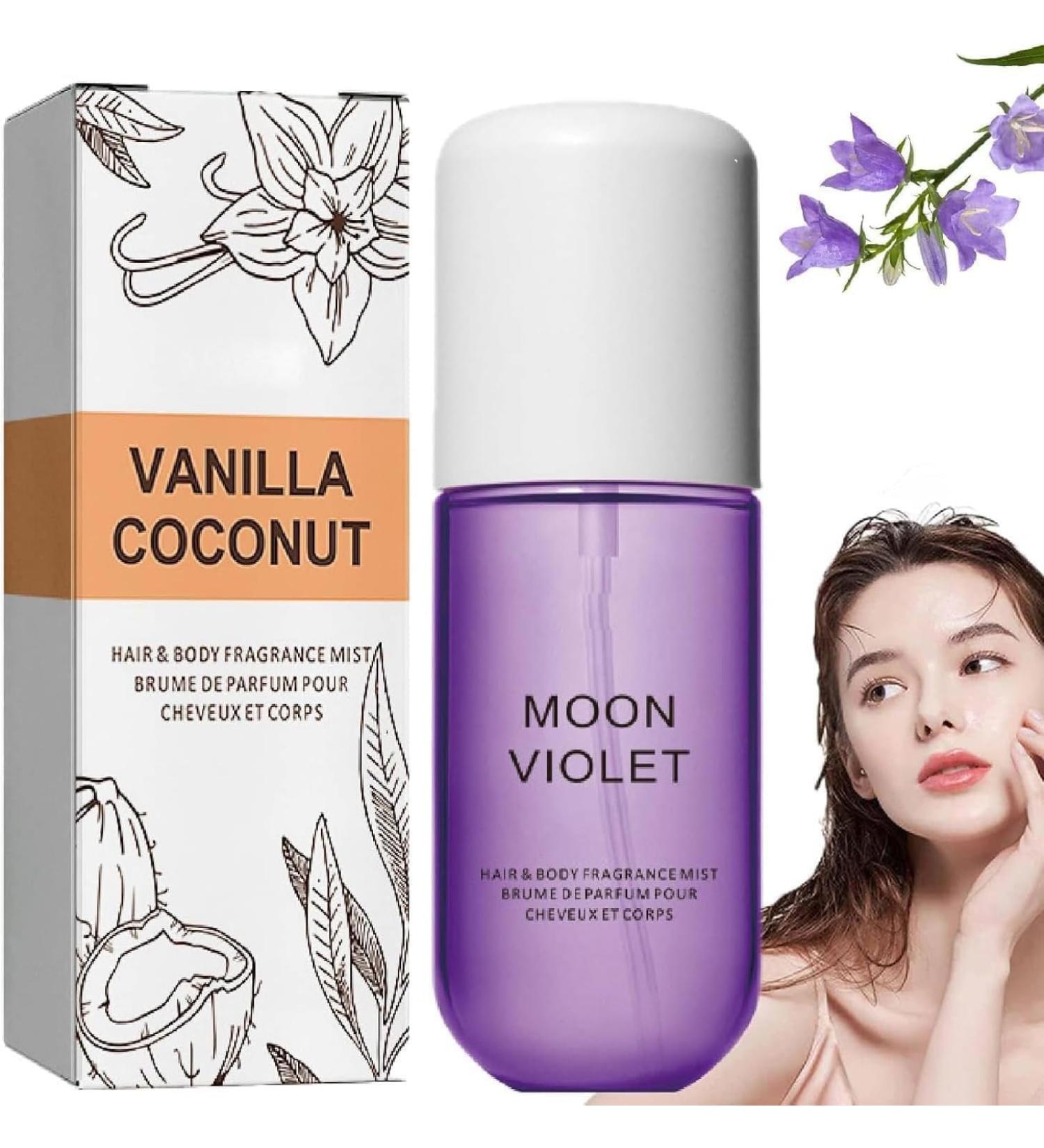 Vanilla Perfume Body Mist Travel Size Body & Hair Fragrance Mist 50 Ml Travel Size Long Lasting Perfume Spray (violet) - Buy Online on GoSupps.com