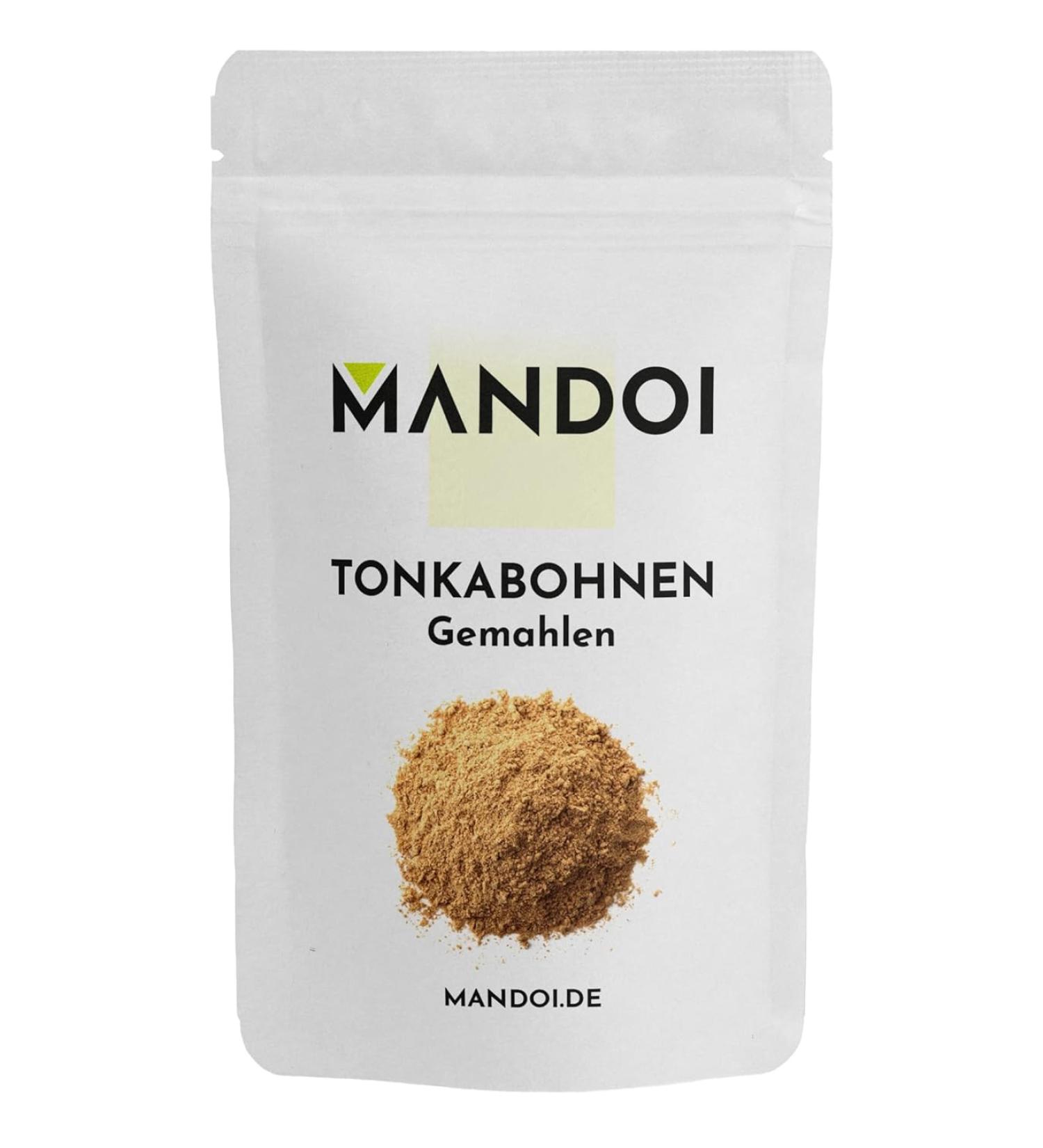 Premium Mandoi Wild Tonka Bean Ground 25g - Finest Tonka Powder from Brazil for Baking & Flavoring - Buy Online on GoSupps.com