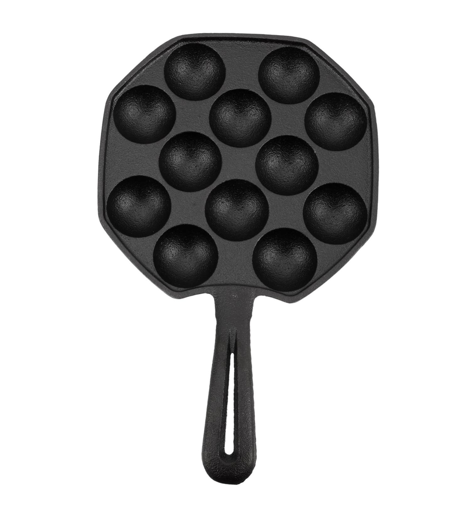 HOMSFOU Snail Pan Meat Balls Seafood Dish Crepe Pancake Pan Maker Skillet Poffertjes Pan Baking Plate Octopus Ball Pan Electric Griddles Escargot Grilling Plate Pie Iron Quail Eggs - Buy Online on GoSupps.com