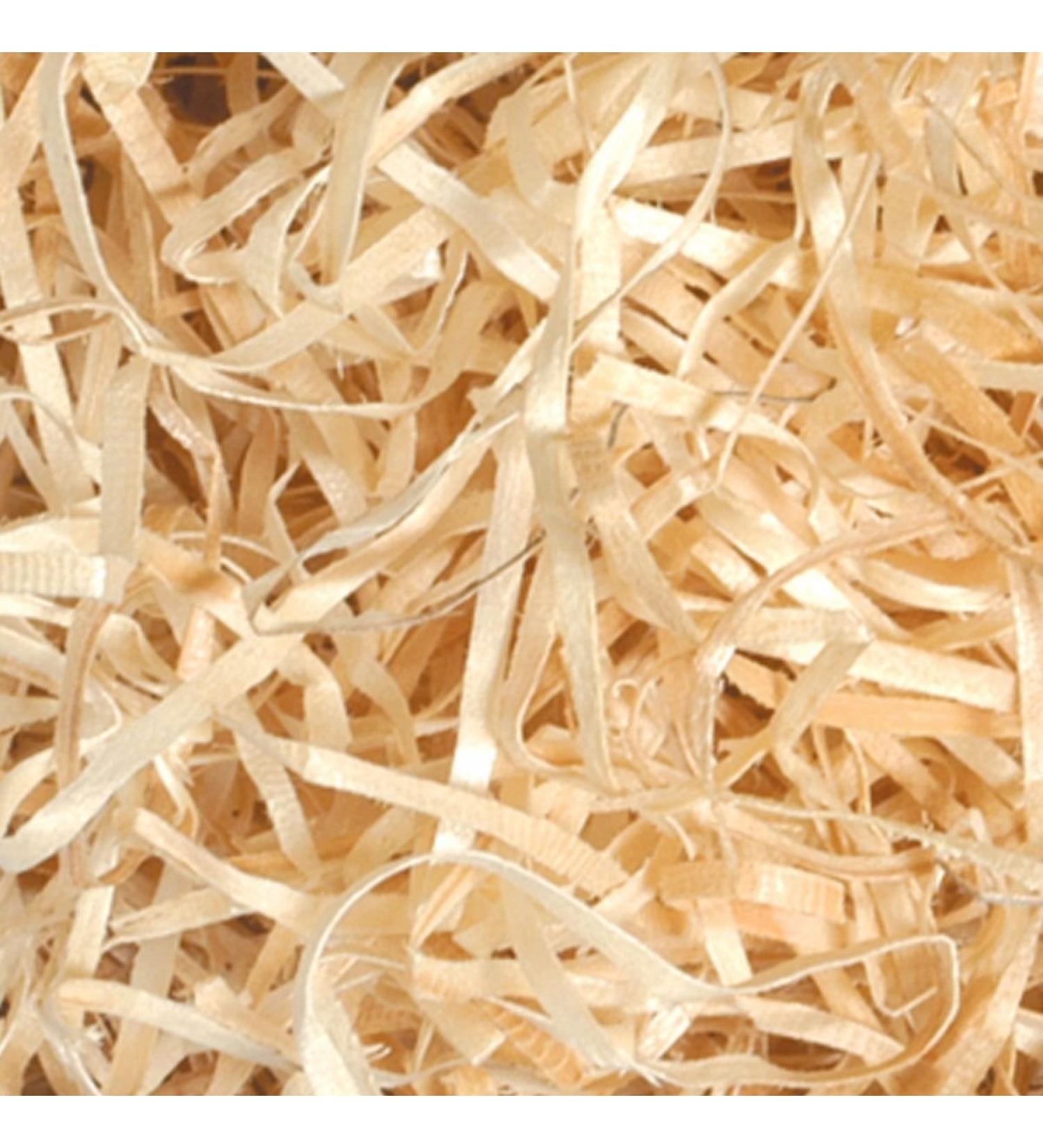 1 kg Wood Wool Packaging Material - Ideal for Hamper Filling or Pet Bedding