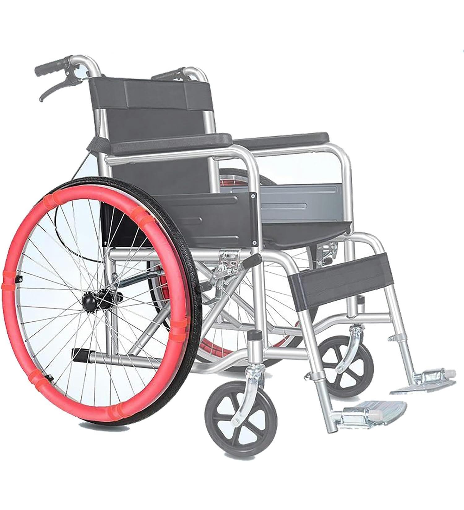 Wheelchair Push Rim Covers(1pair-20-24inch) Prevent Slipping/Easy Installation Non Slip + Wear -Resistant Strong Grip for Four Seasons-B - Buy Online on GoSupps.com