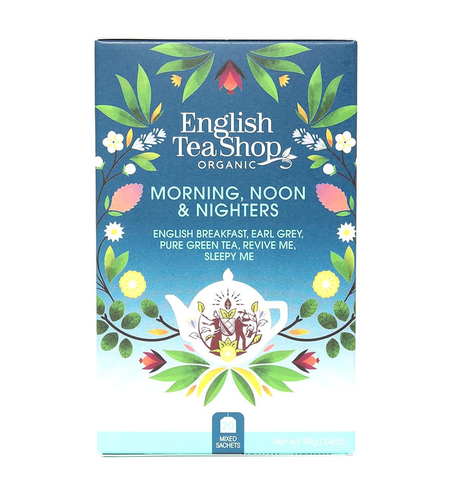 English Tea Shop Morning Noon & Nighters Tea Bag Sachets 20-Piece - Buy Online on GoSupps.com