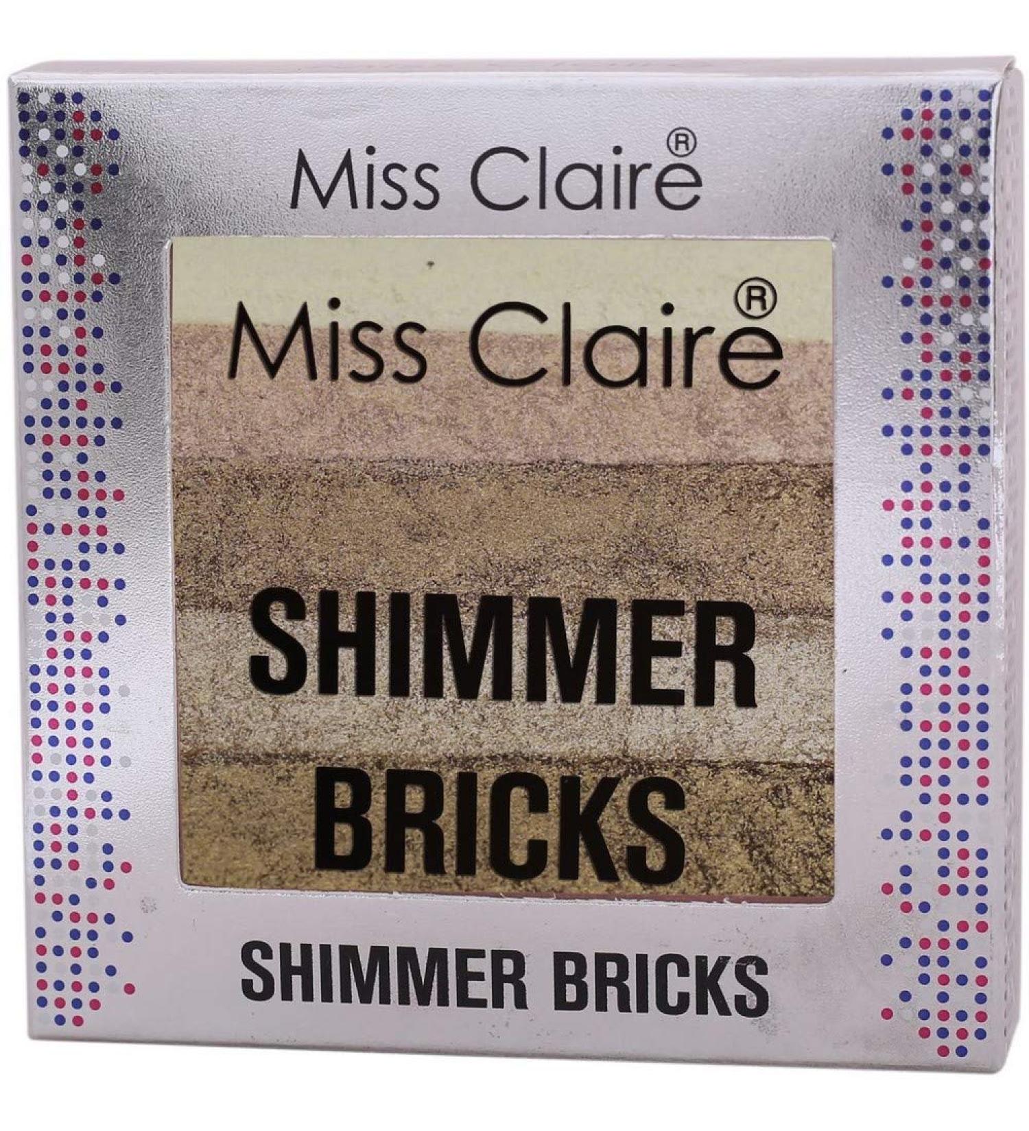 Miss Claire Shimmer Bricks 02 Multicolour 8g - Sparkle and Shine with this Versatile Makeup Highlighter - Buy Online on GoSupps.com