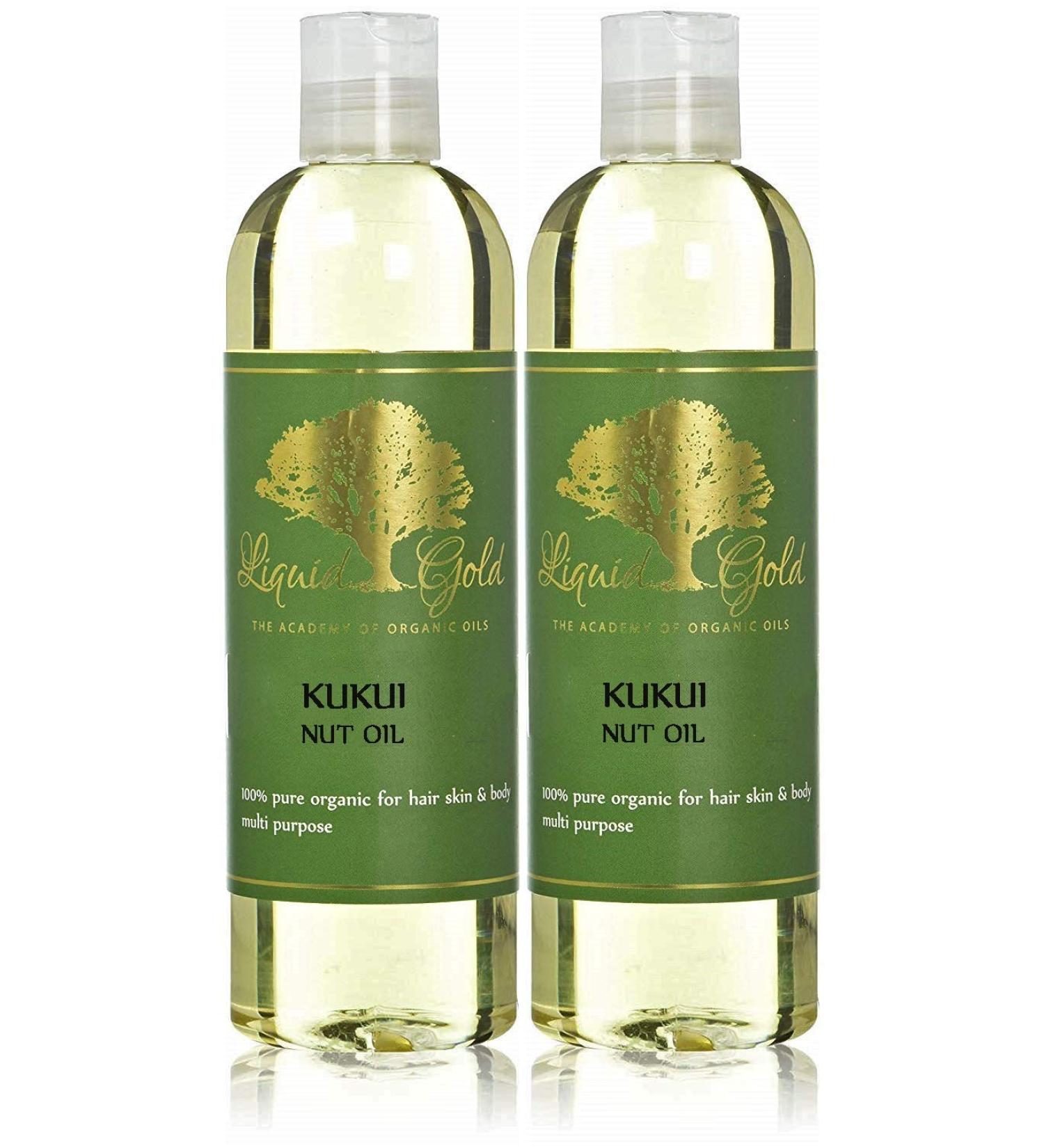 24 Fl.oz Premium Kukui Nut Oil 100% Pure Cold Pressed Organic Health Hair Skin Care Anti-Aging - Buy Online on GoSupps.com