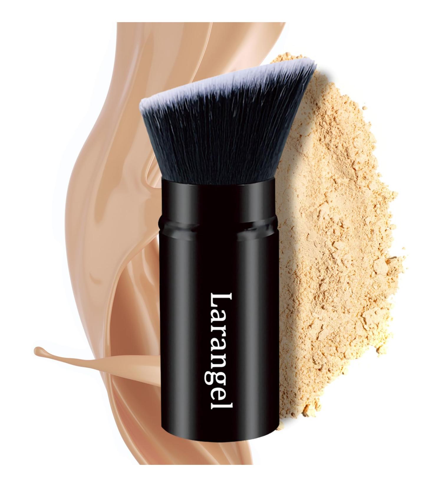 Premium Kabuki Brush for Flawless Makeup | Best Powder & Liquid Foundation Brush - Travel Friendly - Buy Online on GoSupps.com