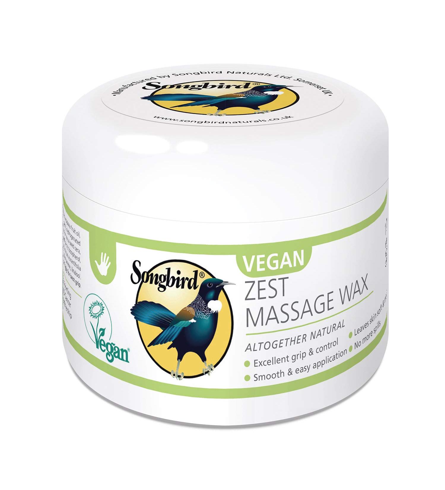 Songbird Zest vegan massage wax 100g