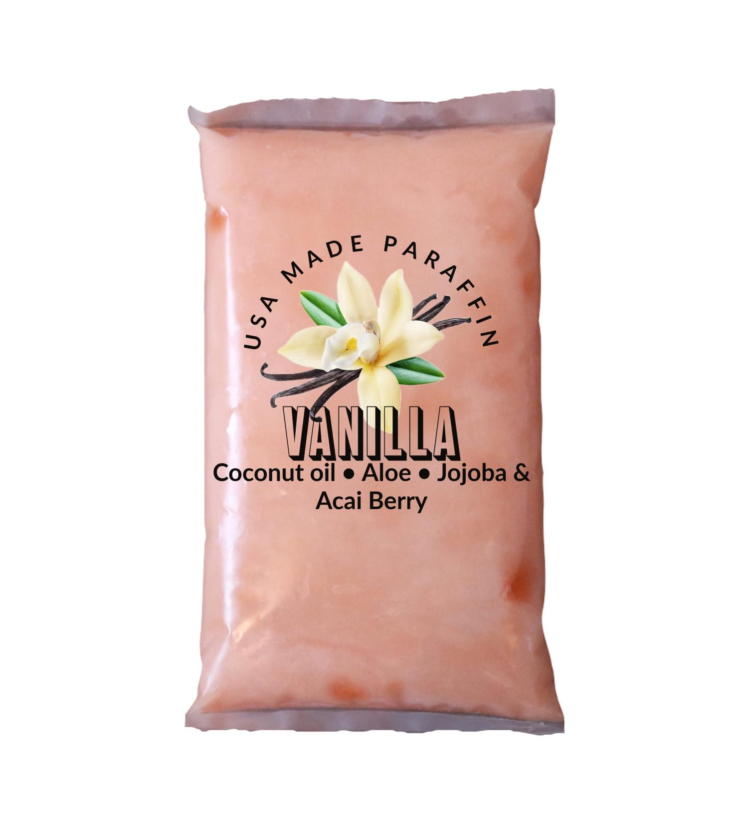 Fleur De Spa Paraffin Wax Refill - Acai, Coconut Oil, Jojoba, Aloe Infused - Vanilla Flower 1 Pound (Pack of 1) - Made in USA - Buy Online on GoSupps.com