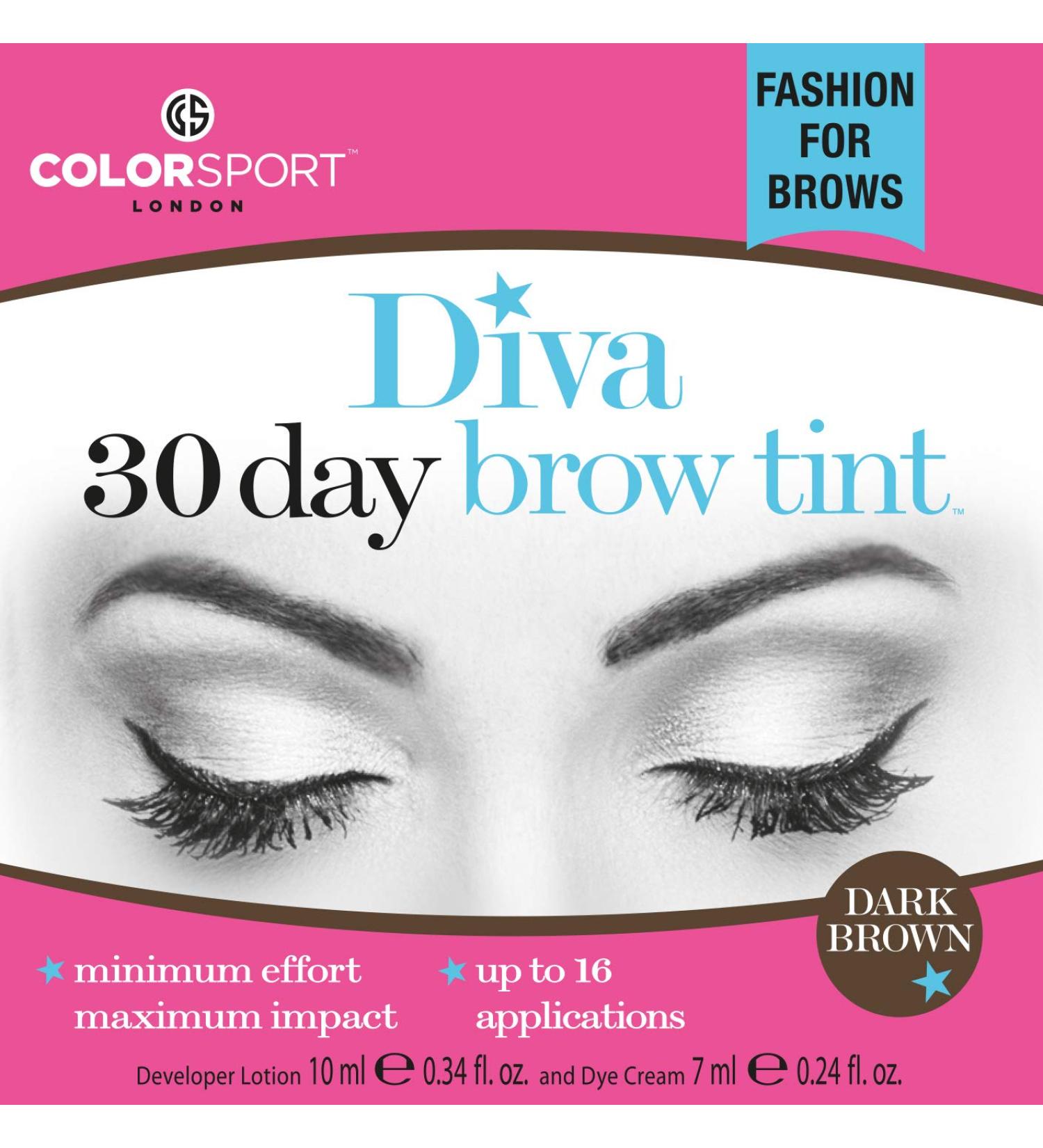 COLORSPORT Diva 30 Day Eyebrow Tint Dark Brown