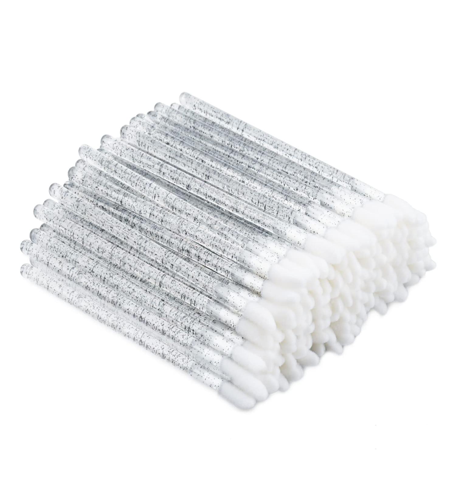 G2PLUS 200 PCS Disposable Lip Gloss Brush - Lipstick Concealer Brushes - Crystal Black Wands for Makeup Application - Buy Online on GoSupps.com