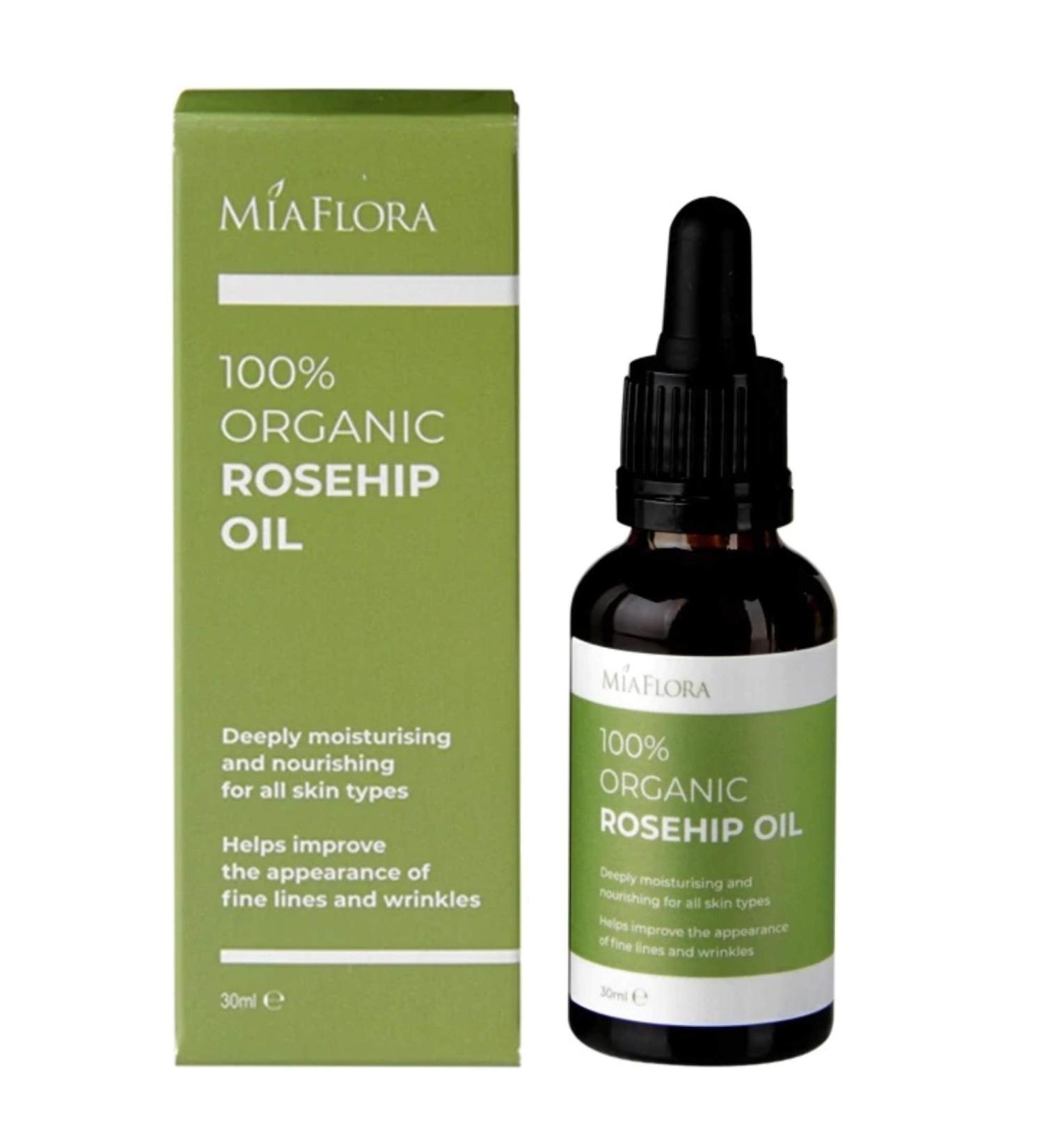 Miaflora Organic Rosehip Oil 30ml - Buy Online on GoSupps.com