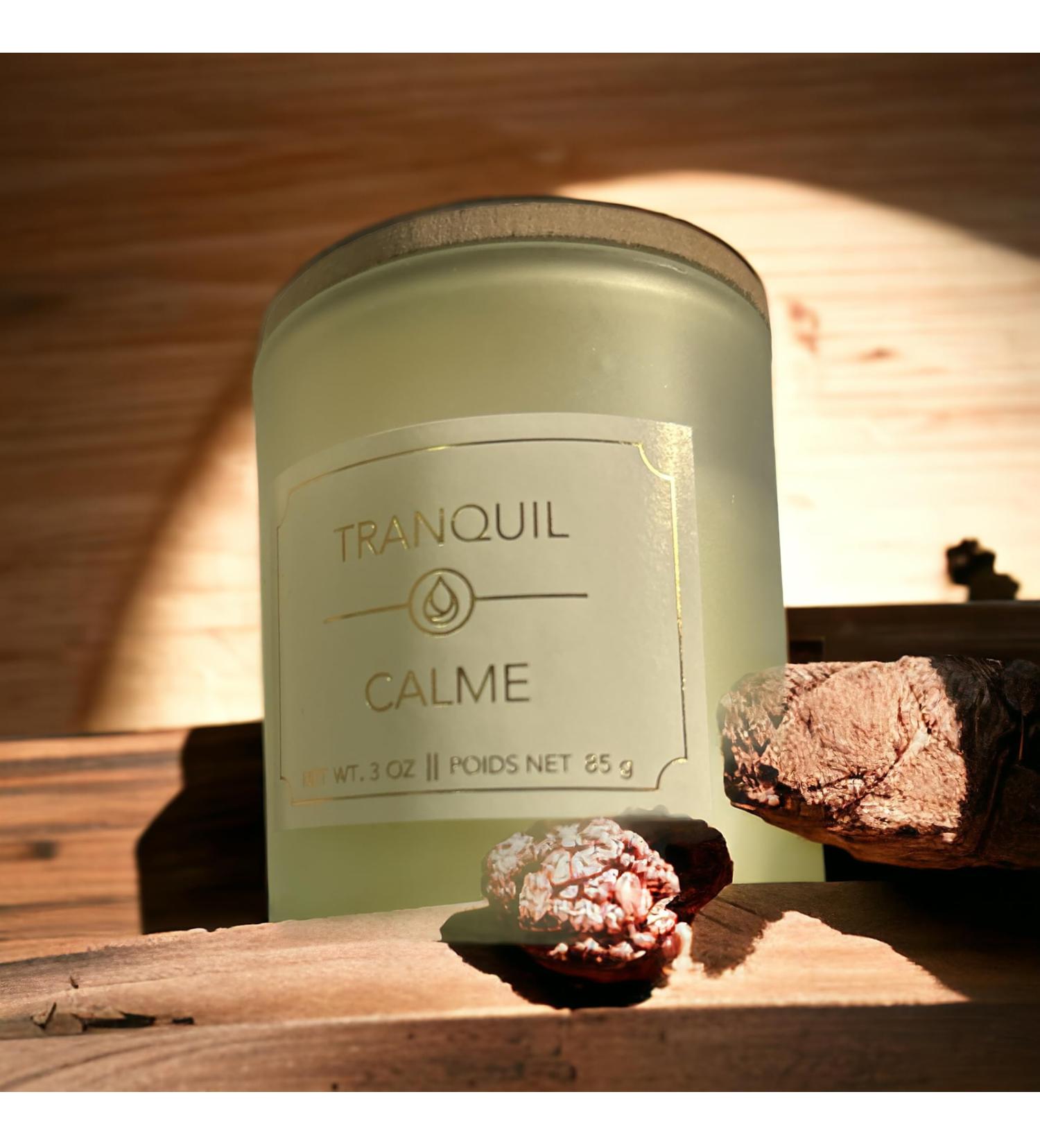 Tranquil Calme Natural Aromatherapy Scented Candle Set - Pack of 2 in Gift Box | International Shipping Available - Buy Online on GoSupps.com