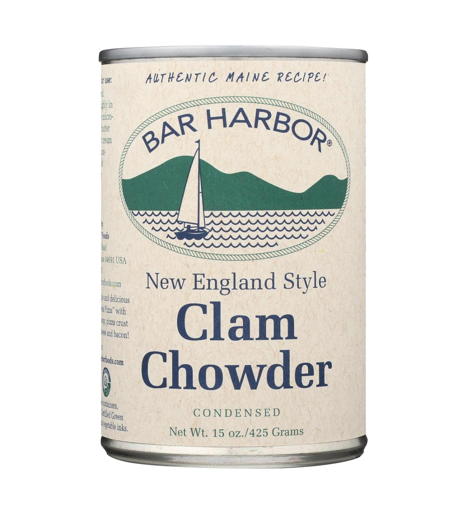 Bar Harbor All Natural New England Clam Chowder 15 oz - Case of 6 | Pack of 6 - Buy Online on GoSupps.com