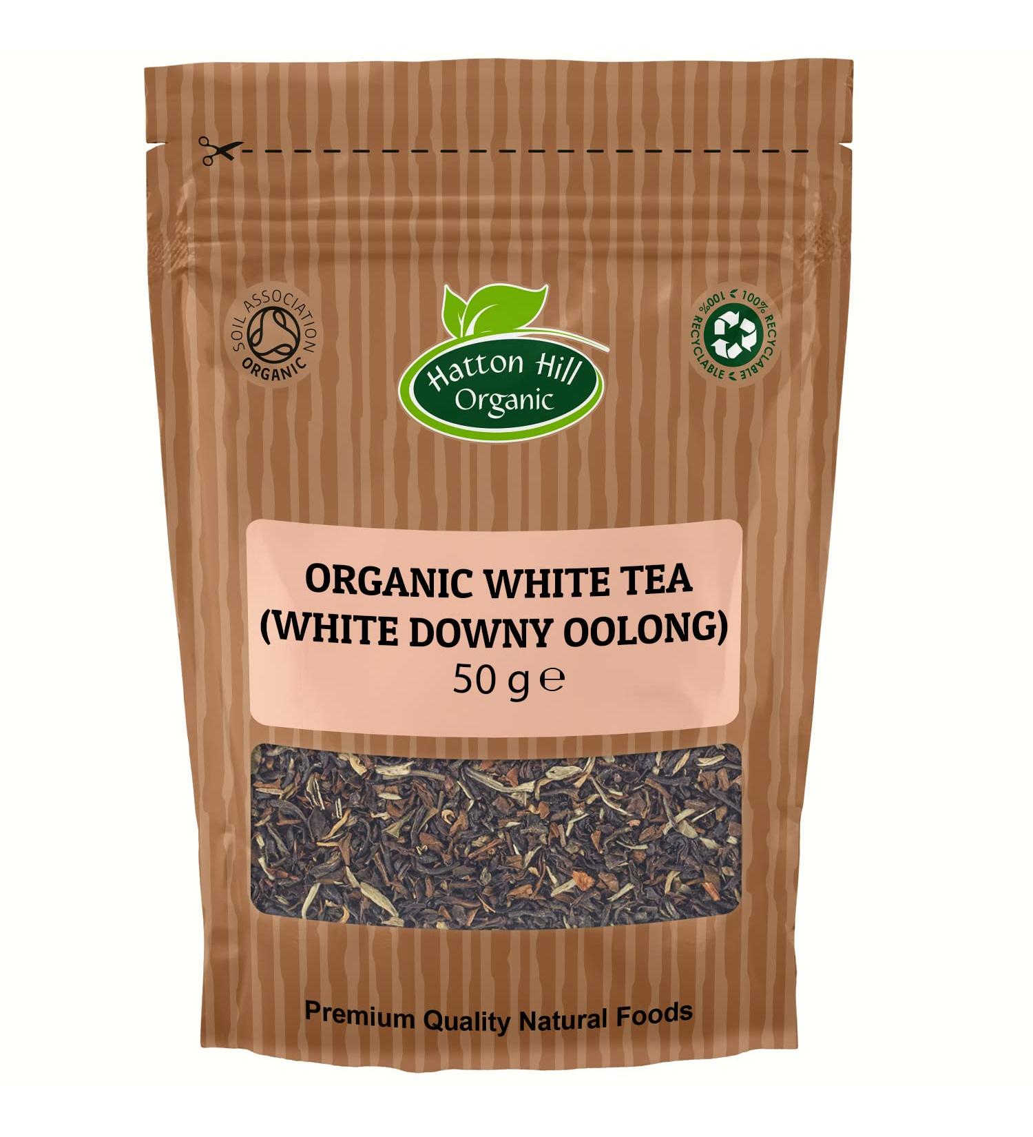Organic White Downy Oolong Tea 50g by Hatton Hill Organic - Buy Online on GoSupps.com