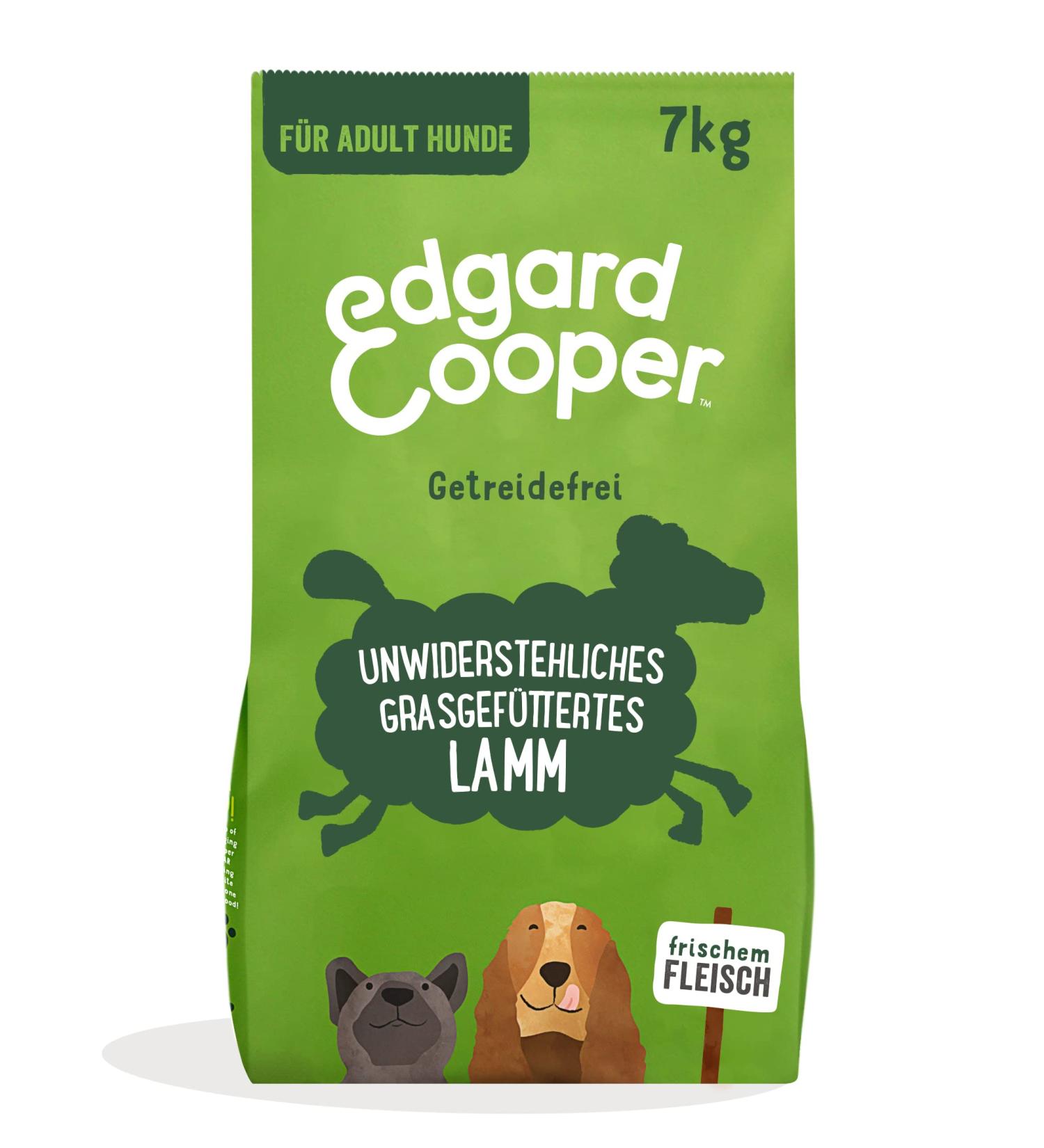 Edgard & Cooper 7kg Grain-Free Hypoallergenic Dog Food - Natural Adult Lamb Formula with Fresh Meat - Buy Online on GoSupps.com