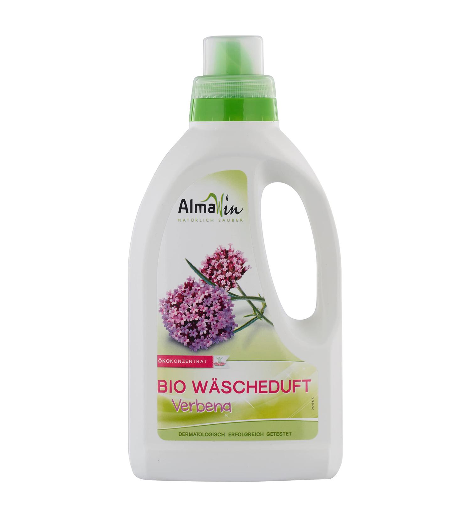 Almawin Organic Washing Liquid 750ml | Eco-Friendly Laundry Perfume | Vegan & Dye-Free | 50 Washes | Verbena Scent - Buy Online on GoSupps.com