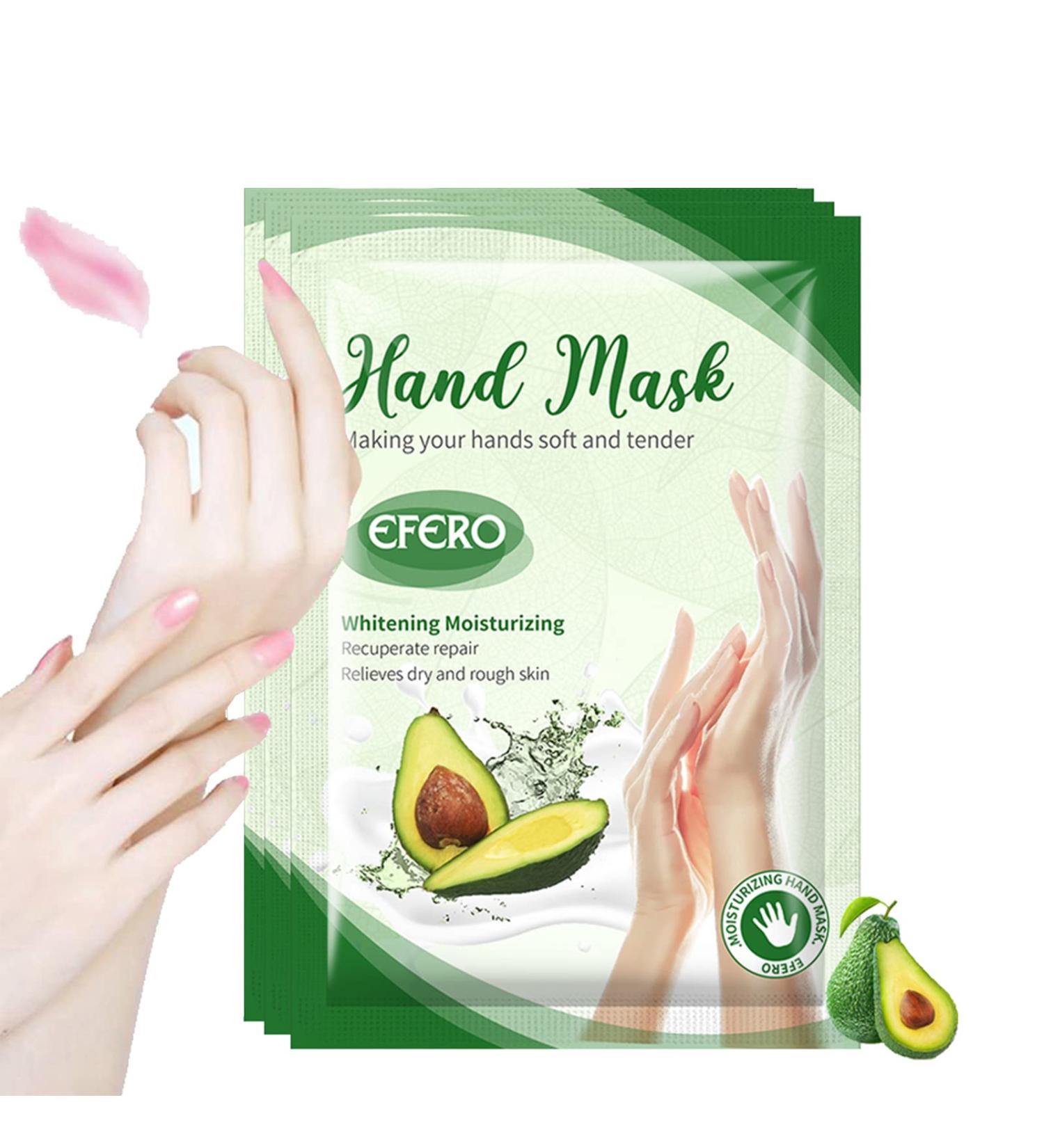 3Pcs Hand Moisturiser Gloves with Avocado Extract | Intense Hydration for Dry, Aging, and Cracked Hands | Whitening and Anti-Aging Hand Mask for Smooth, Nourished Skin - Buy Online on GoSupps.com
