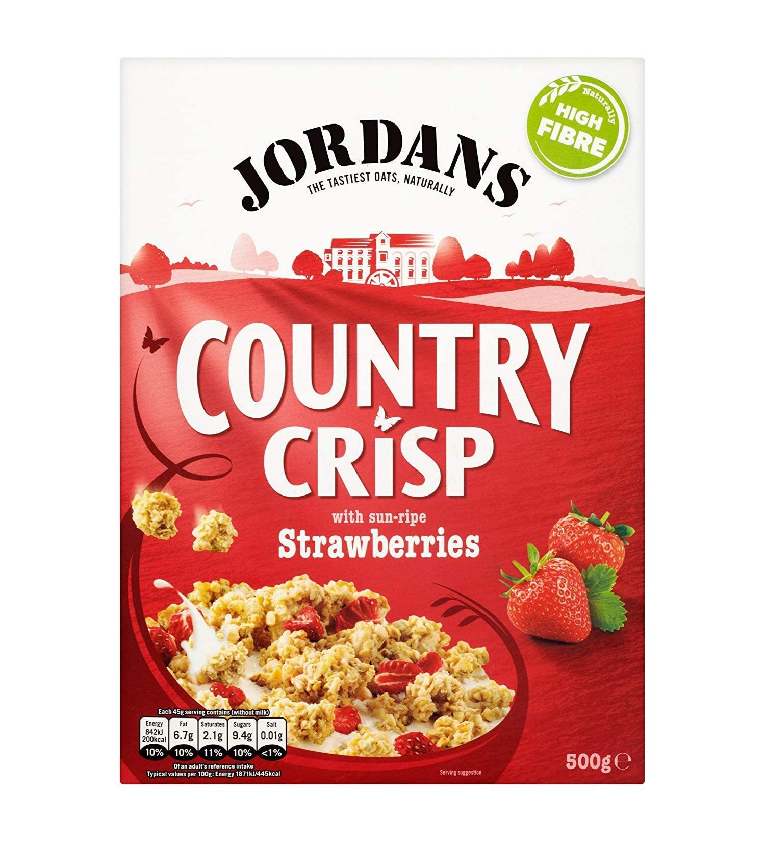 Jordans | Country Crisp Strawberry | 6 x 500G