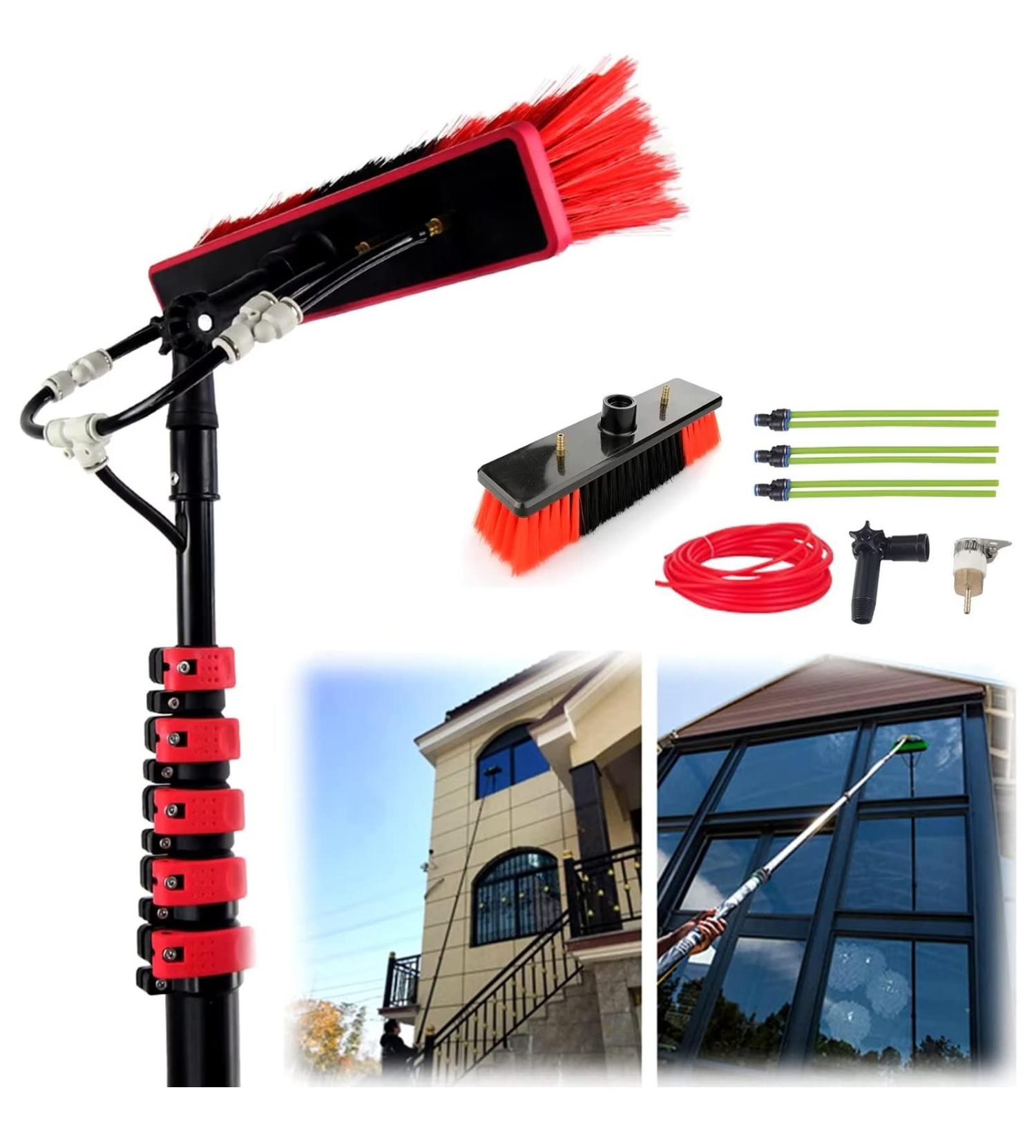 Window Cleaning Pole/Water Fed Telescopic Brush/Extendable Cleaner Conservatory Roof Suitable For Photovoltaic Panel Cleaning Trucks Windows 3.6m 50cm Brush Head 3.6m Rod - Buy Online on GoSupps.com