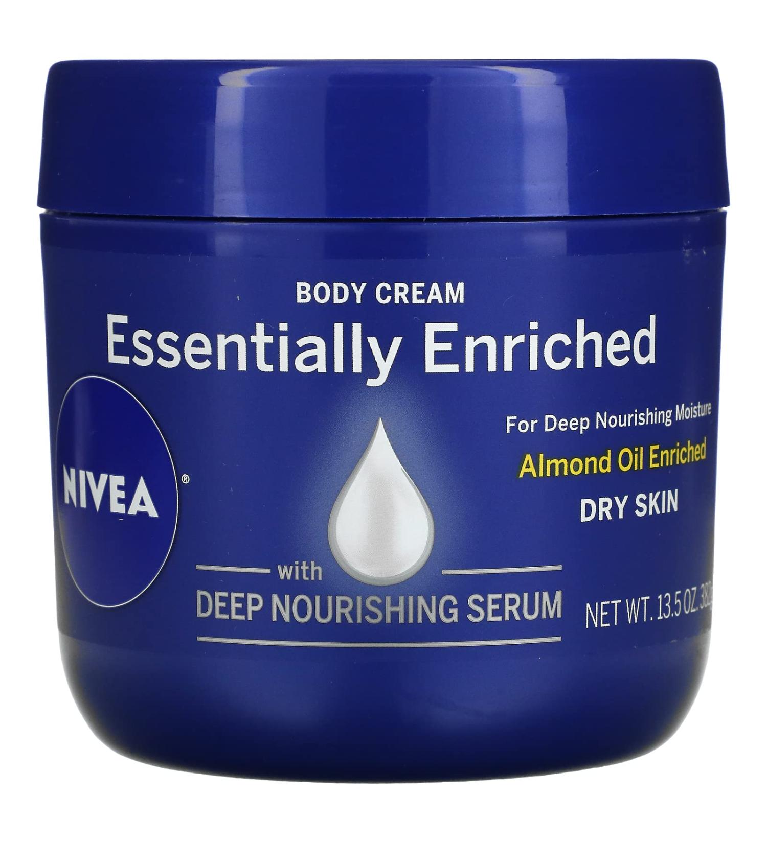 Nivea Essentially Enriched Body Cream 13.5 oz | Deep Hydration & Nourishment - Buy Online on GoSupps.com