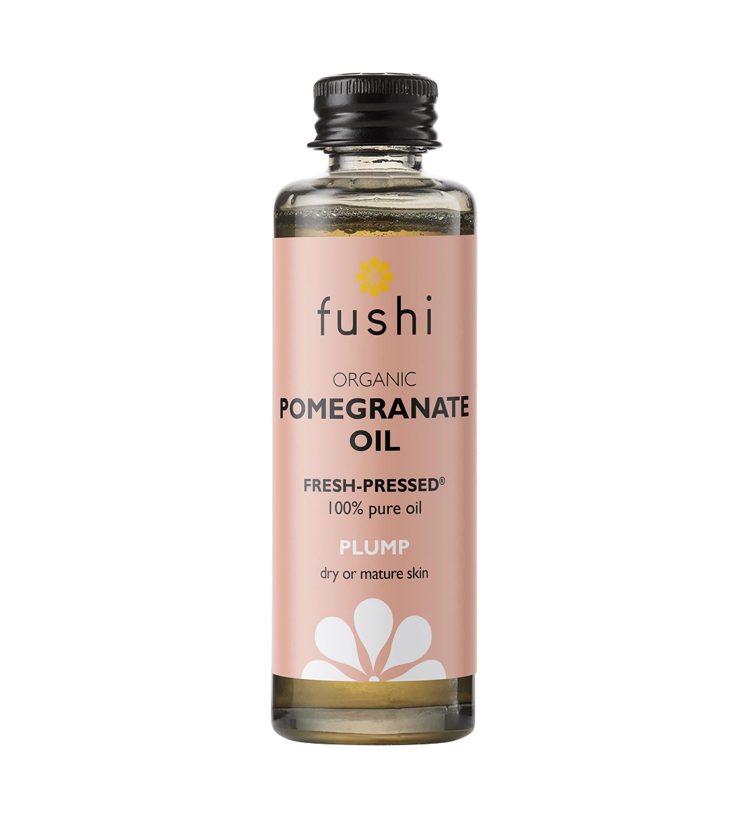Fushi Wellbeing Pomegranate Seed Oil 50ml - Organic Extra Virgin Cold Pressed Biodynamic Harvested - Buy Online on GoSupps.com