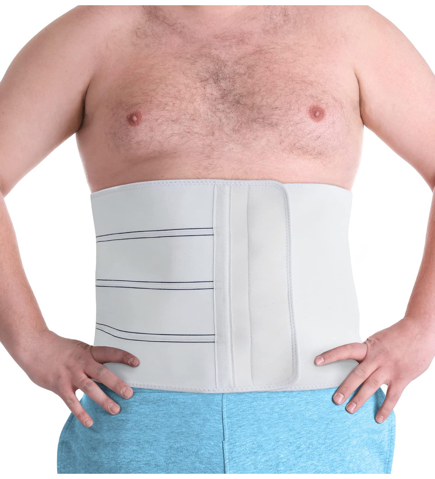 Plus Size Abdominal Binder for Post Surgery & Tummy Tuck | C Section & Hysterectomy Support Belt for Women & Men | Comfort & Compression | Fajas Postparto XL - Buy Online on GoSupps.com
