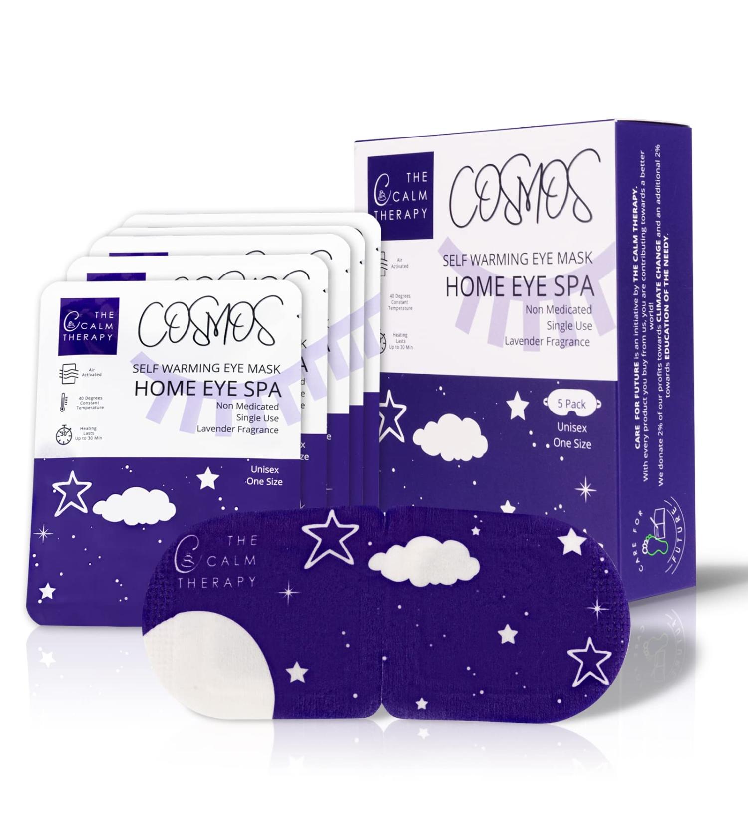 Steam Eye Mask for Dark Circles | Self Warming, Stress Relief, Sleep Aid - Buy Online on GoSupps.com