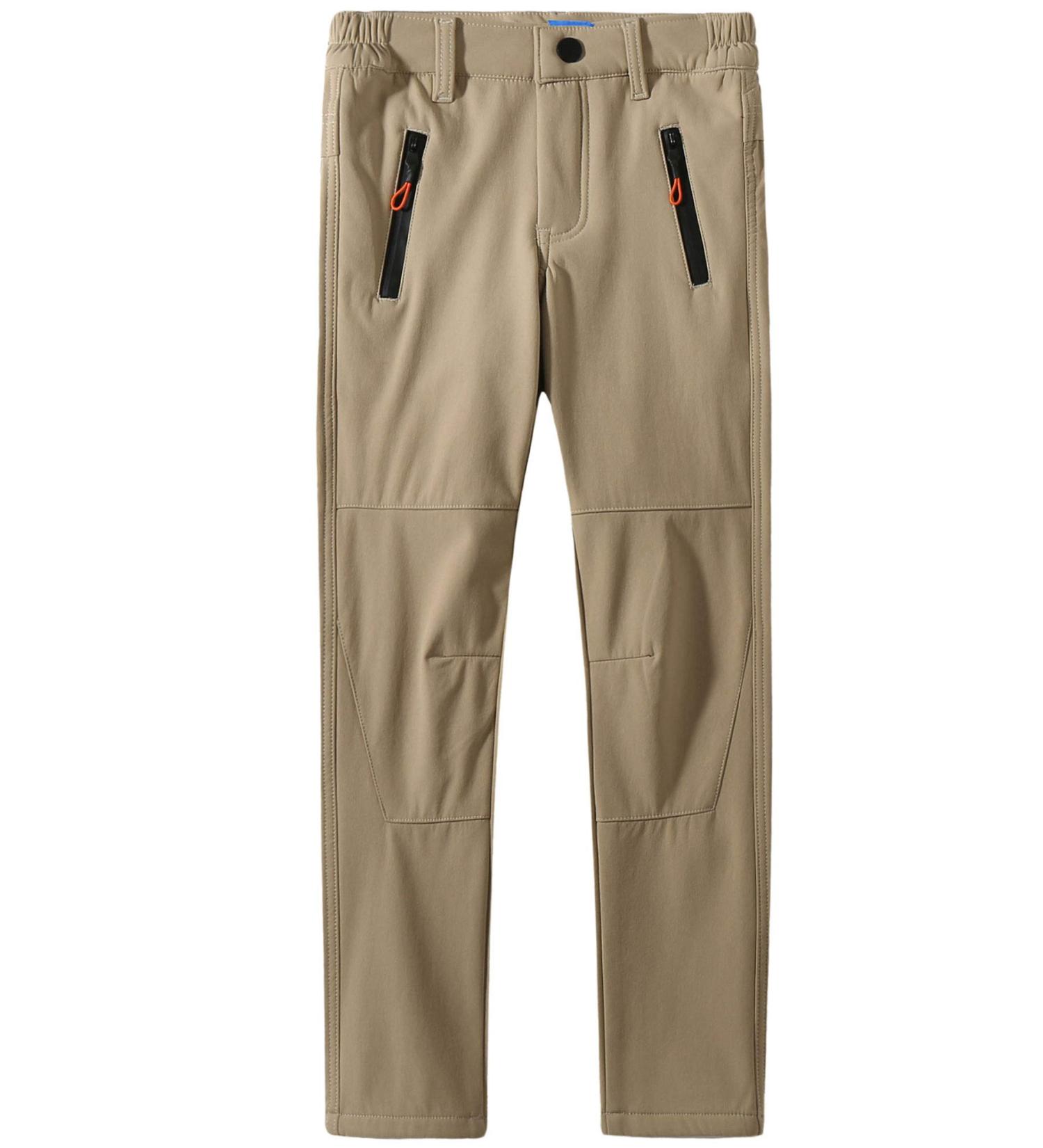 Camii Mia Big Boys Fleece-Lined Hiking Pants - Waterproof Insulated Winter Snow Ski Cargo Pants - Buy Online on GoSupps.com