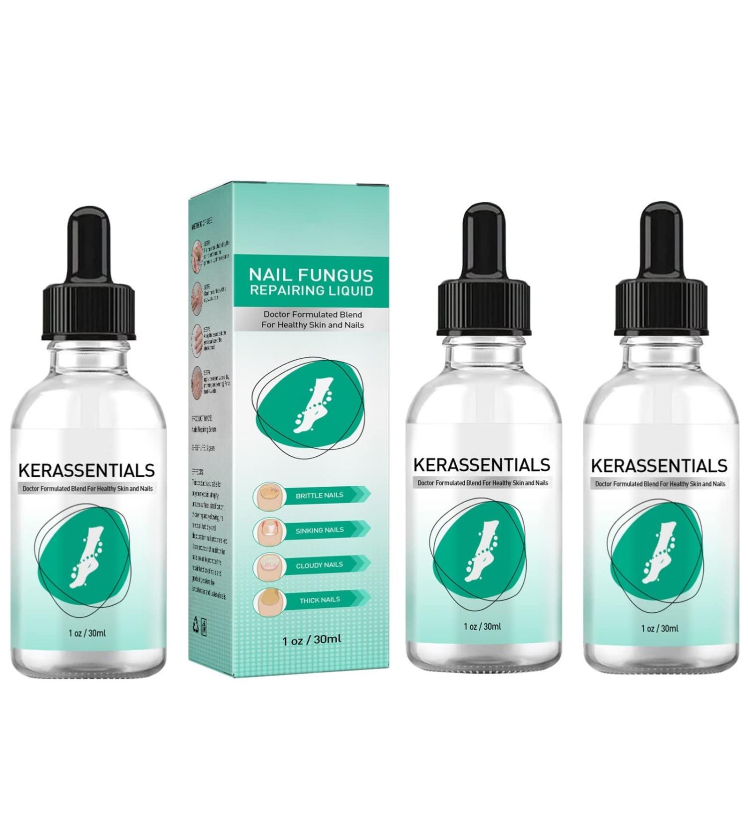 Kerassentials Huile de traitement antifongique pour ongles d'orteils restauration des ongles d color s et endommag s pour un aspect sain s r - Buy Online on GoSupps.com