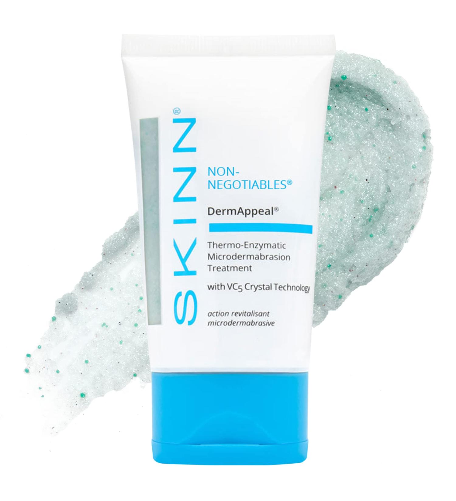 SKINN Dermappeal Microdermabrasion Treatment 2oz - Exfoliating Facial Scrub for Smoother, Brighter, and Flawless Skin - Buy Online on GoSupps.com