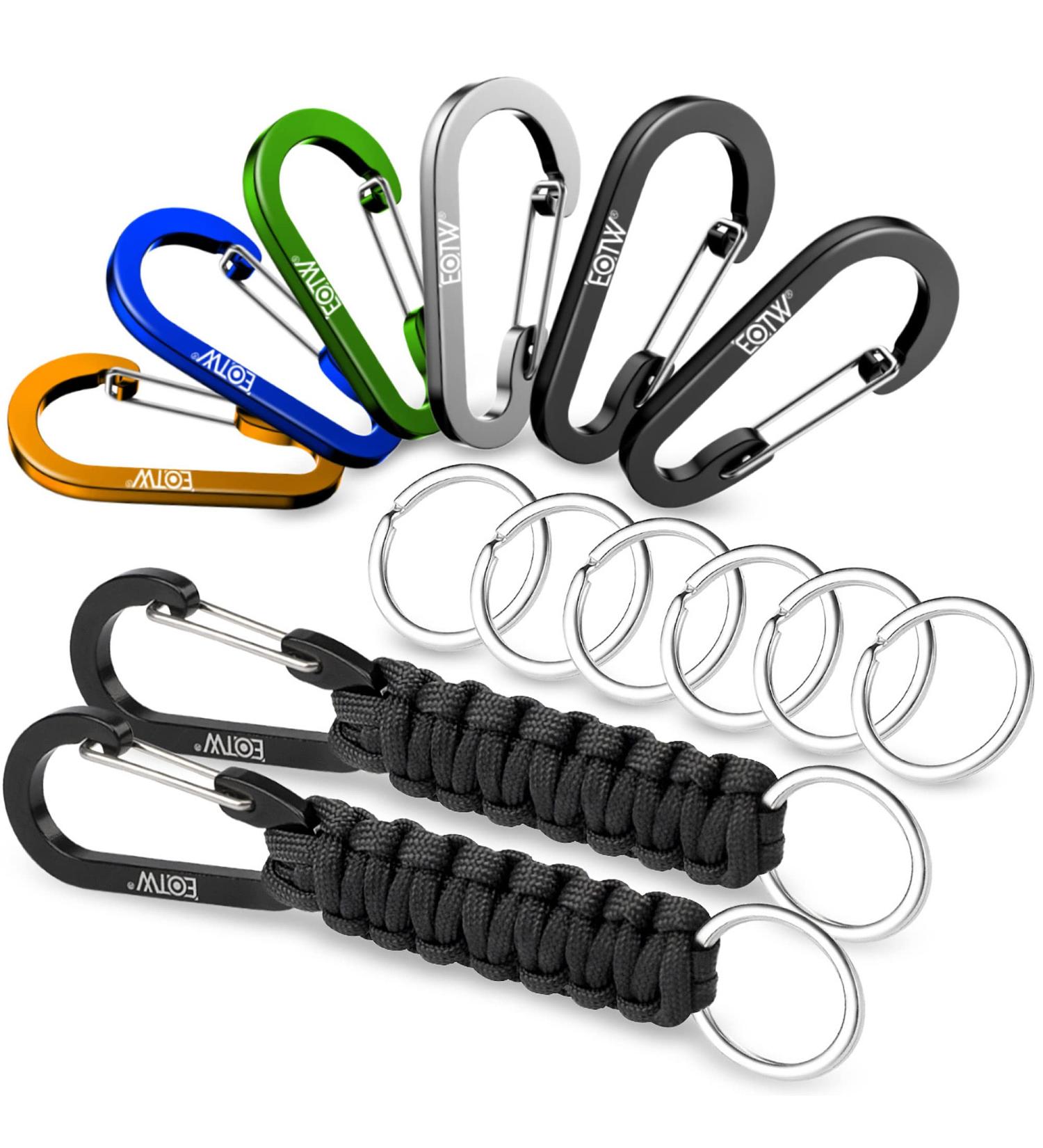 Personalized EOTW Paracord Keychain with Carabiner - Multicolored Key Ring for Motorcycle Auto Camping & Hiking - Ideal for Men & Women - Buy Online on GoSupps.com